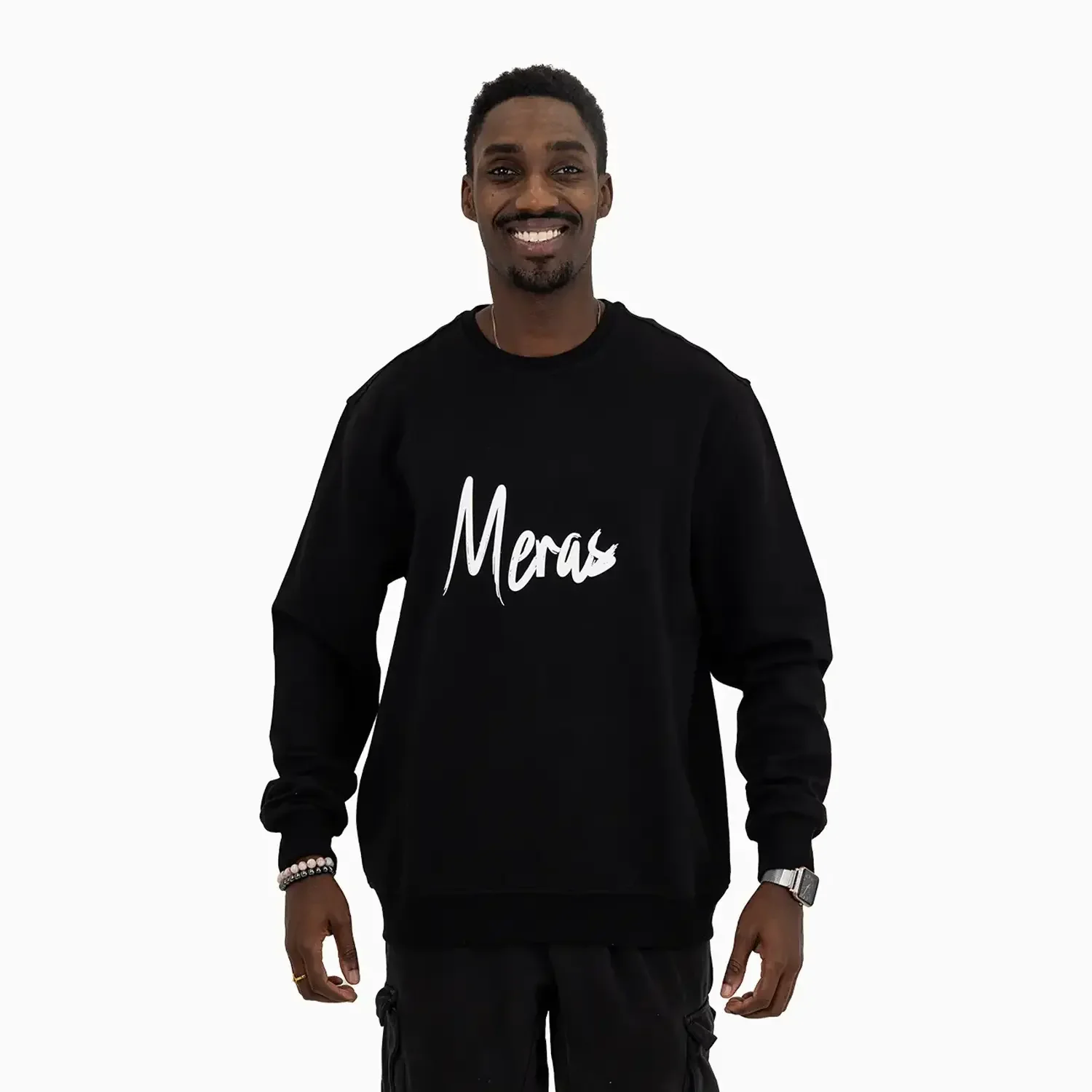 Men's Tree Graphic Crew Neck Sweatshirt - Image 2
