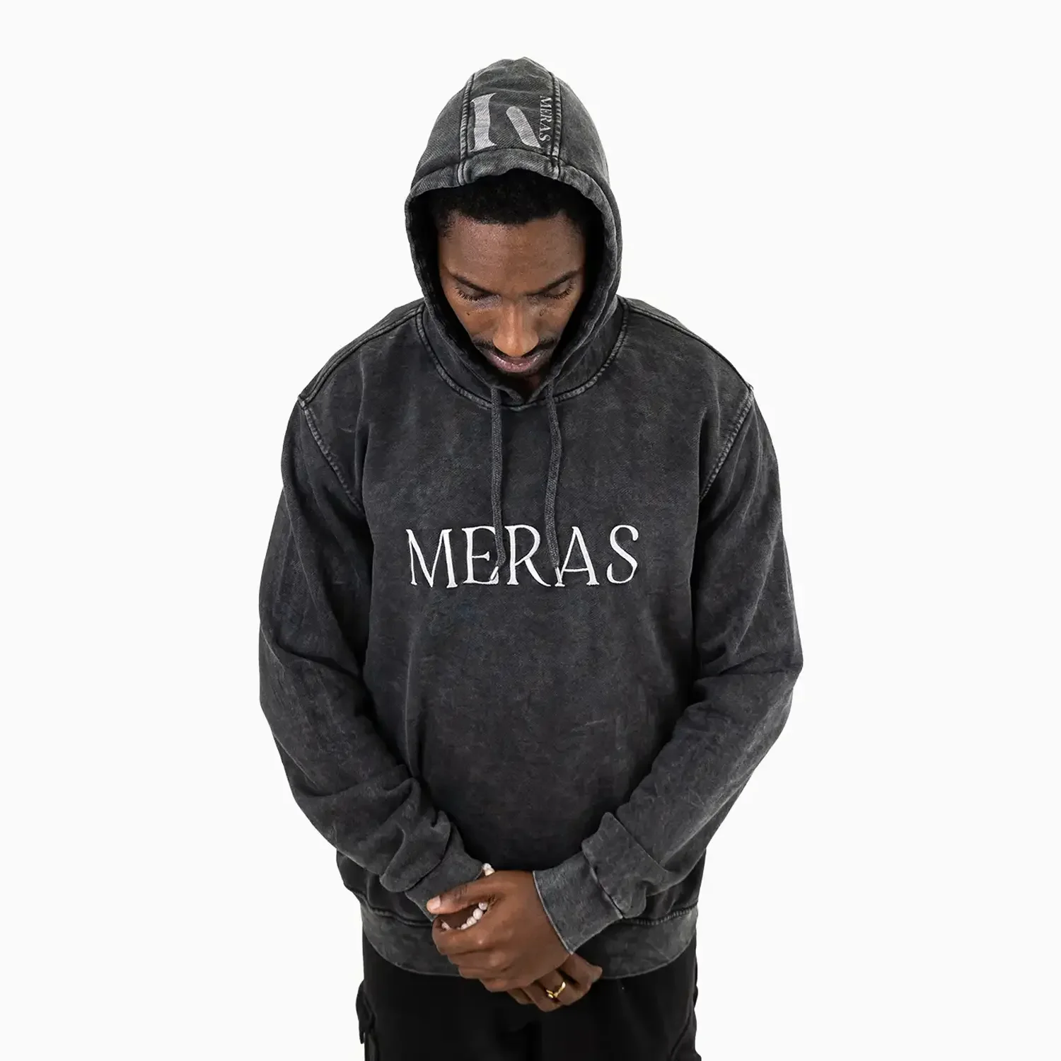 Men's Washed Pigeon Graphic Pull Over Hoodie - Image 4