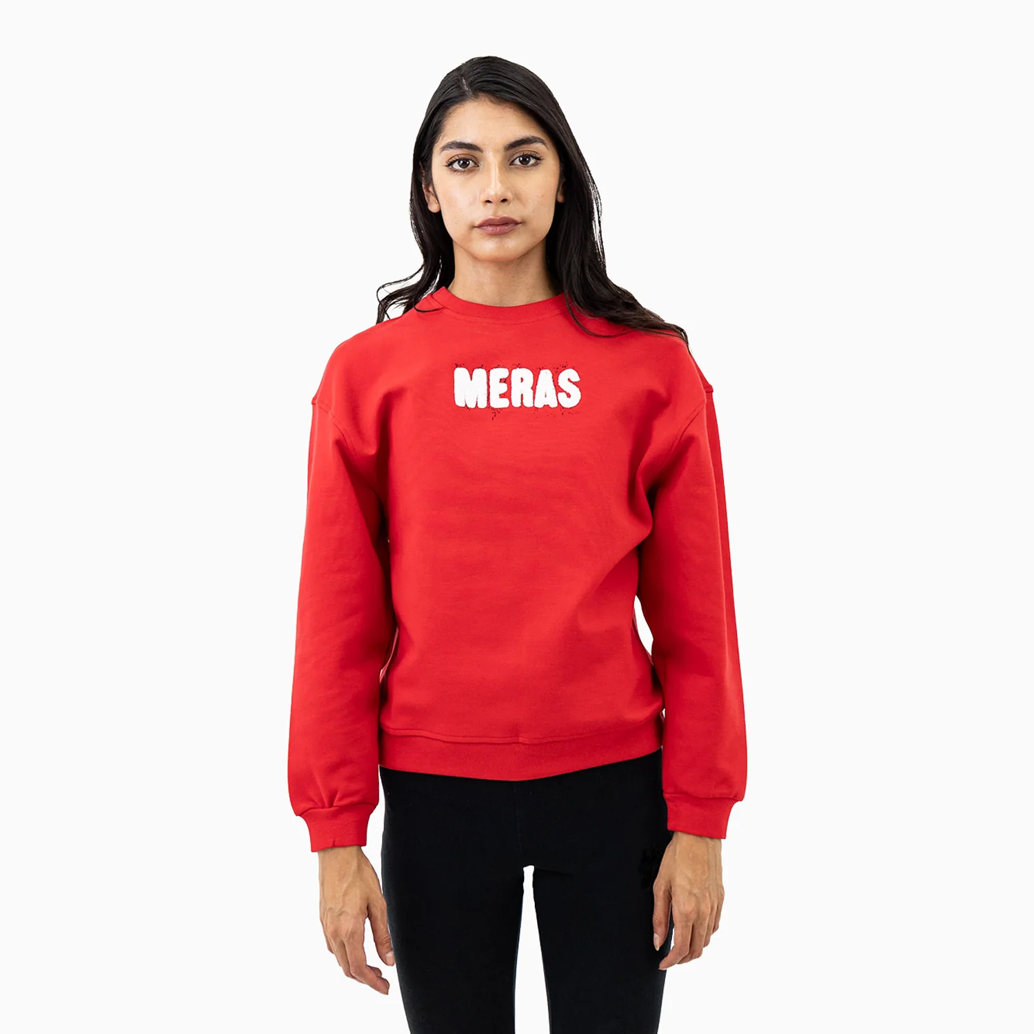 Women's Chenille Patch Sweatshirt - Image 4