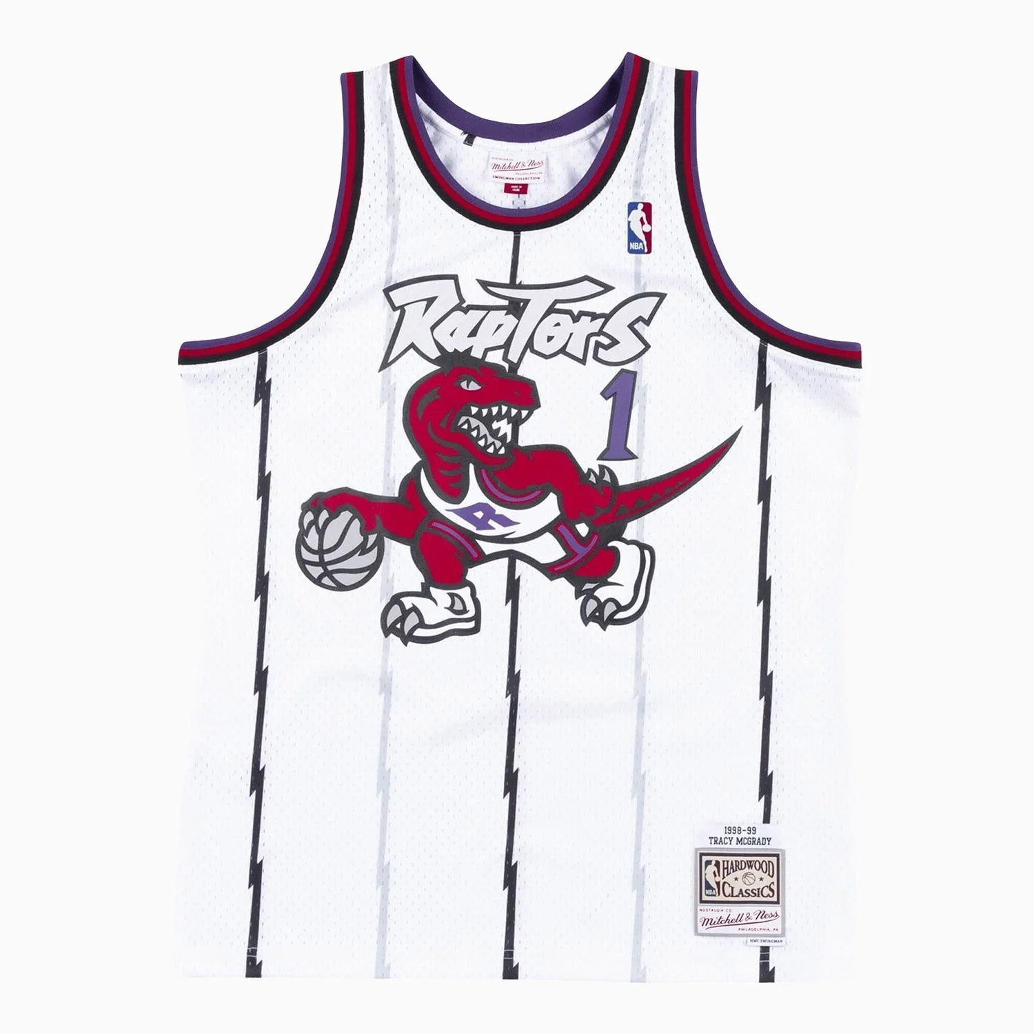 Swingman Tracy McGrady Toronto Raptors NBA 1998-99 Jersey