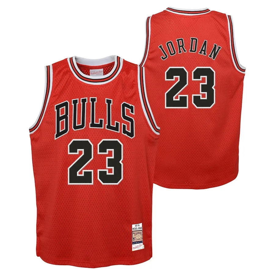 Authentic Michael Jordan Chicago Bulls NBA 1997 Jersey - Image 3