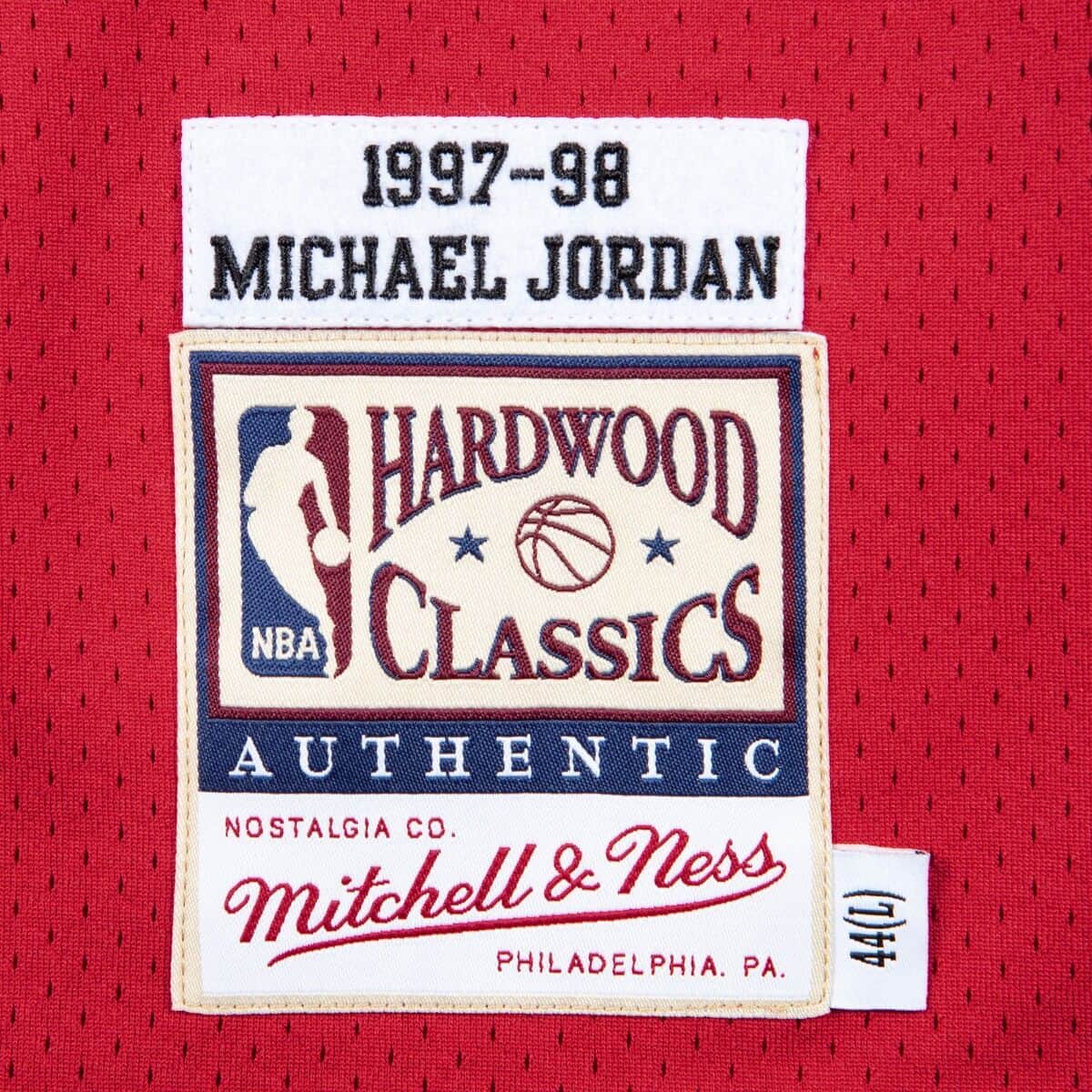 Authentic Michael Jordan Chicago Bulls Road NBA Finals 1997-98 Jersey - Image 3