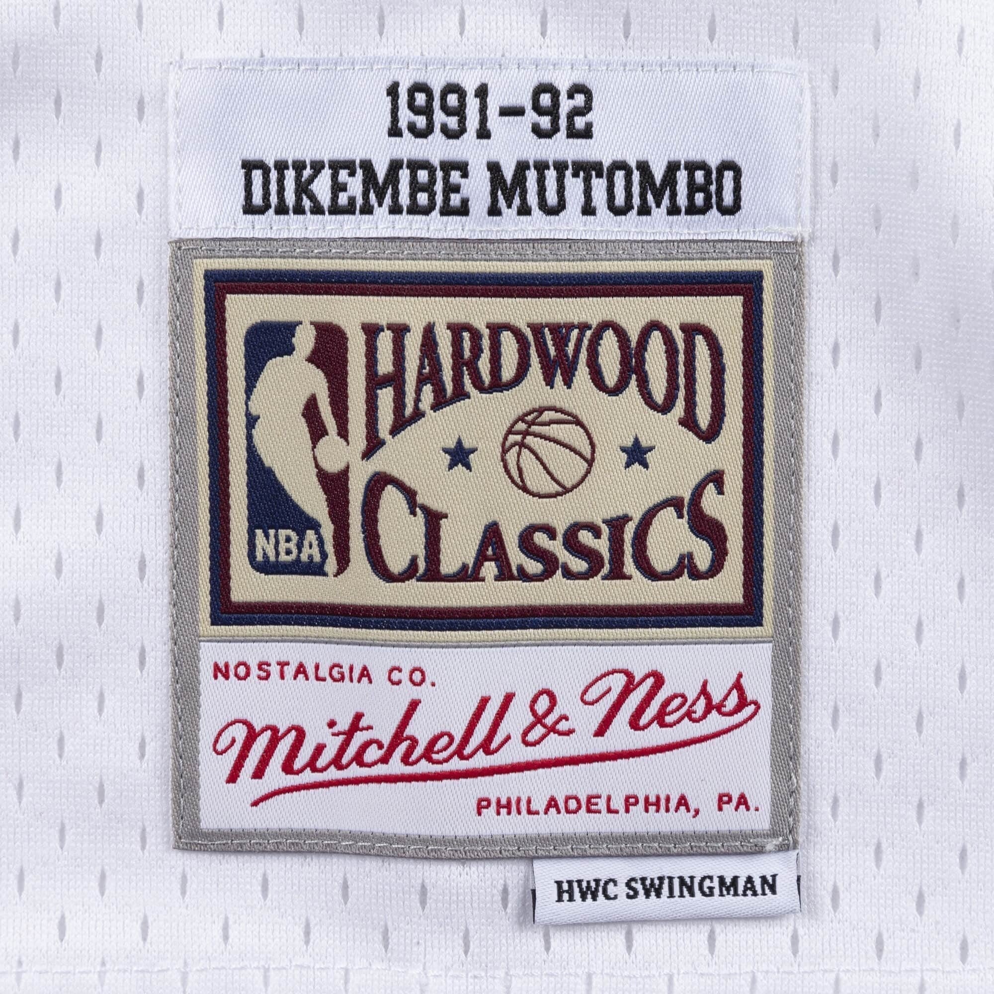 Swingman Dikembe Mutombo Denver Nuggets NBA 1991-92 Jersey - Image 3
