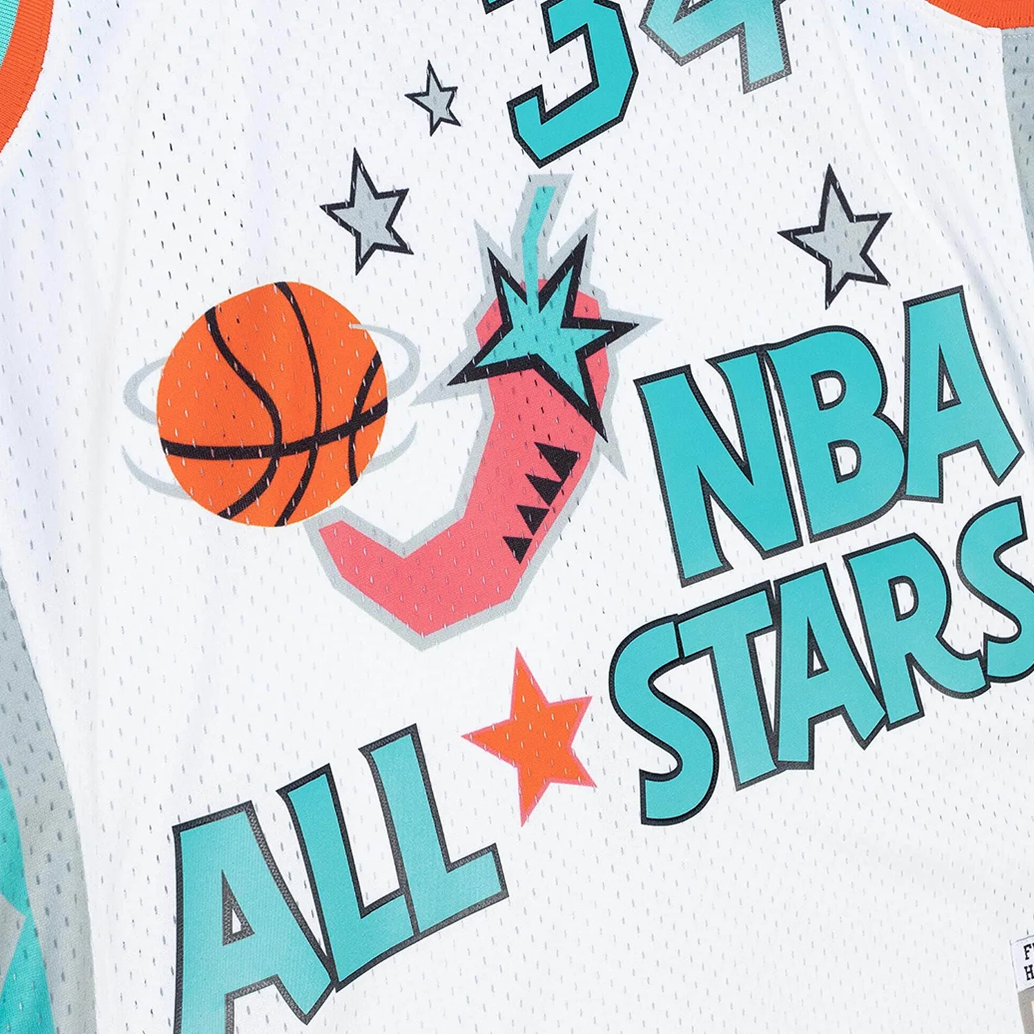 Swingman Jersey All Star West 1996-97 Hakeem Olajuwon - Image 3