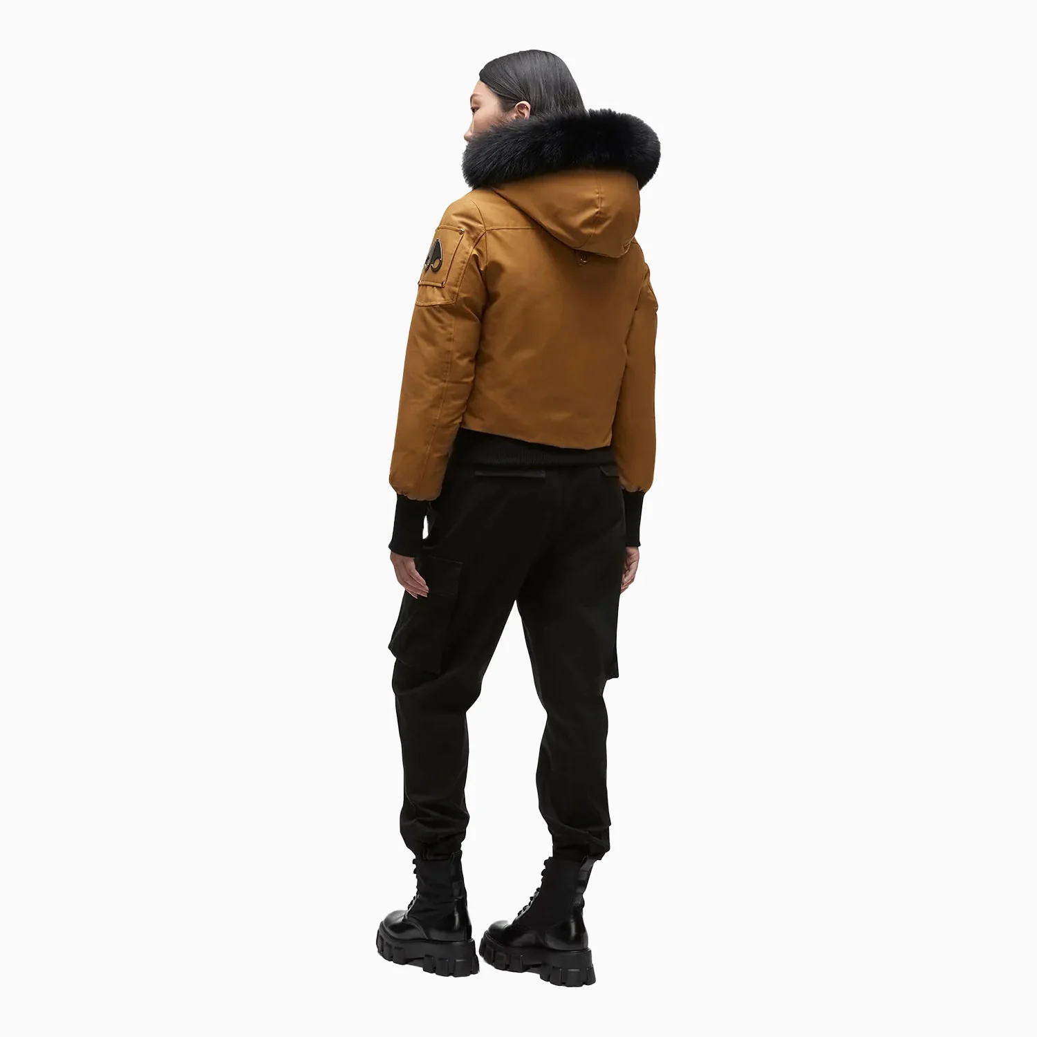 Women's Debbie Bomber Fur Jacket - Image 2