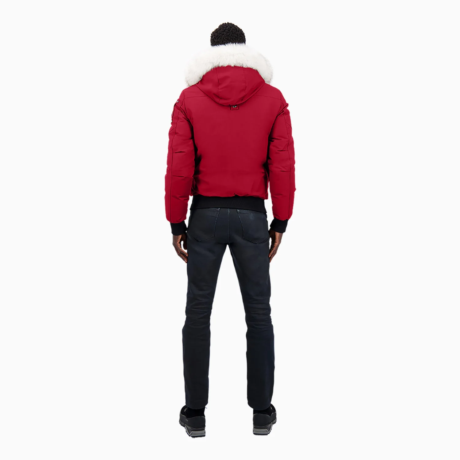 Men's Balistic Bomber Zip-Up Fur Jacket - Image 3