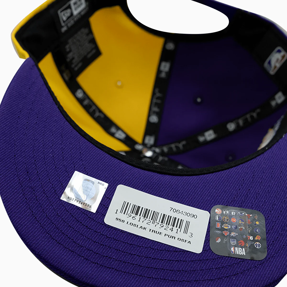 Los Angeles Lakers 17X World Champs NBA 9Fifty Snapback Hat - Image 7