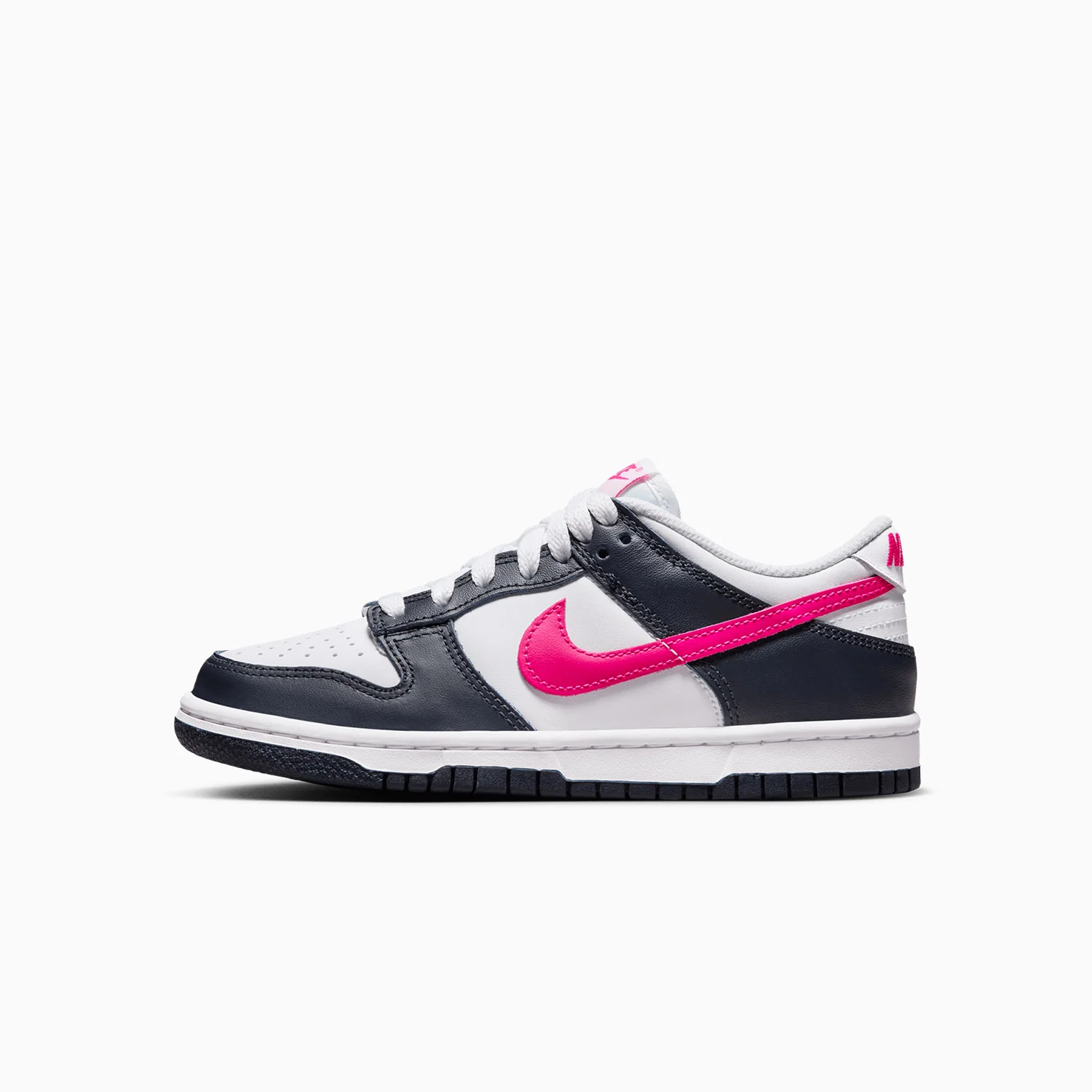 Kid's Dunk Low "Dark Obsidian Fierce Pink" Grade School - Image 3