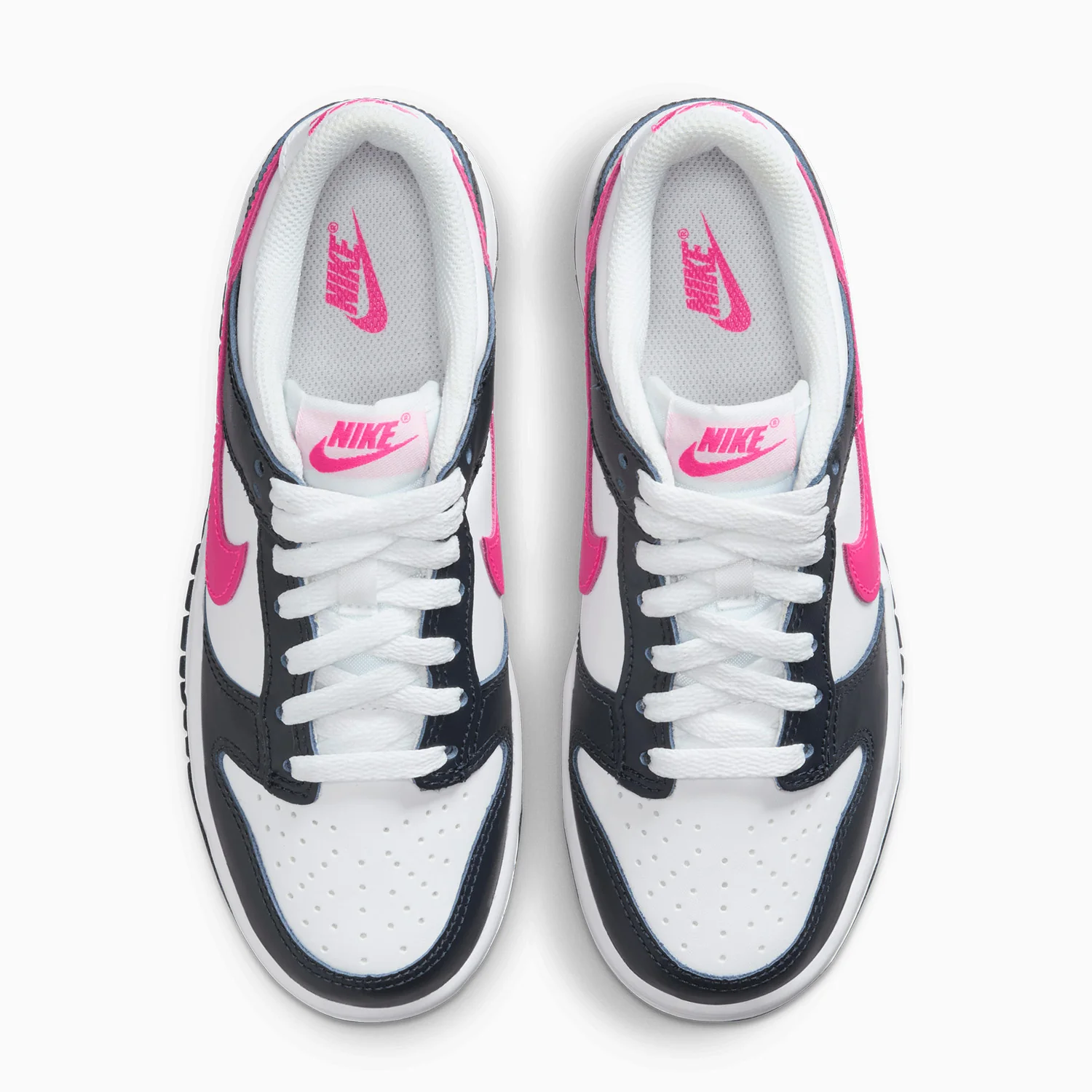 Kid's Dunk Low "Dark Obsidian Fierce Pink" Grade School - Image 5