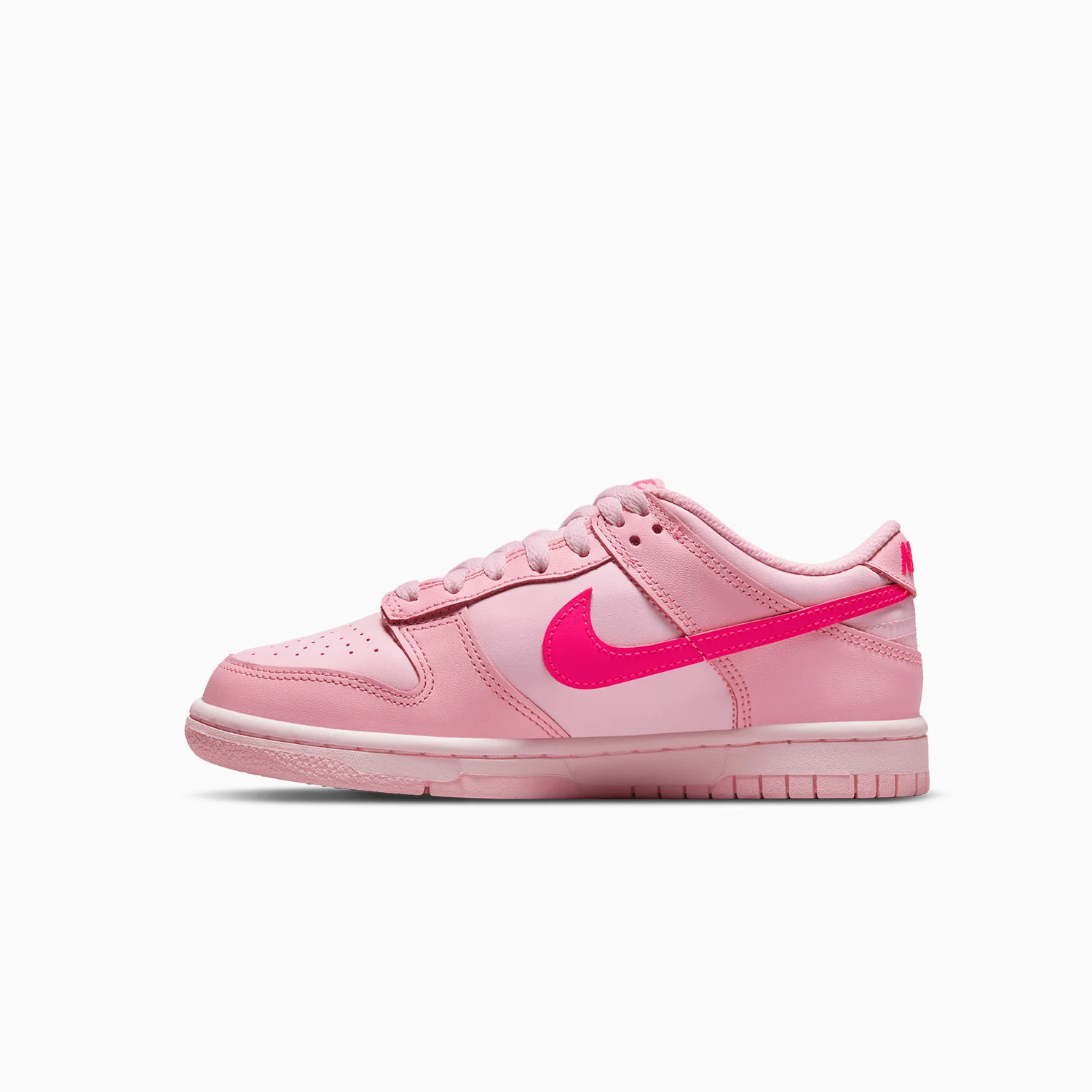 Kid's Dunk Low "Triple Pink" Grade School - Image 3