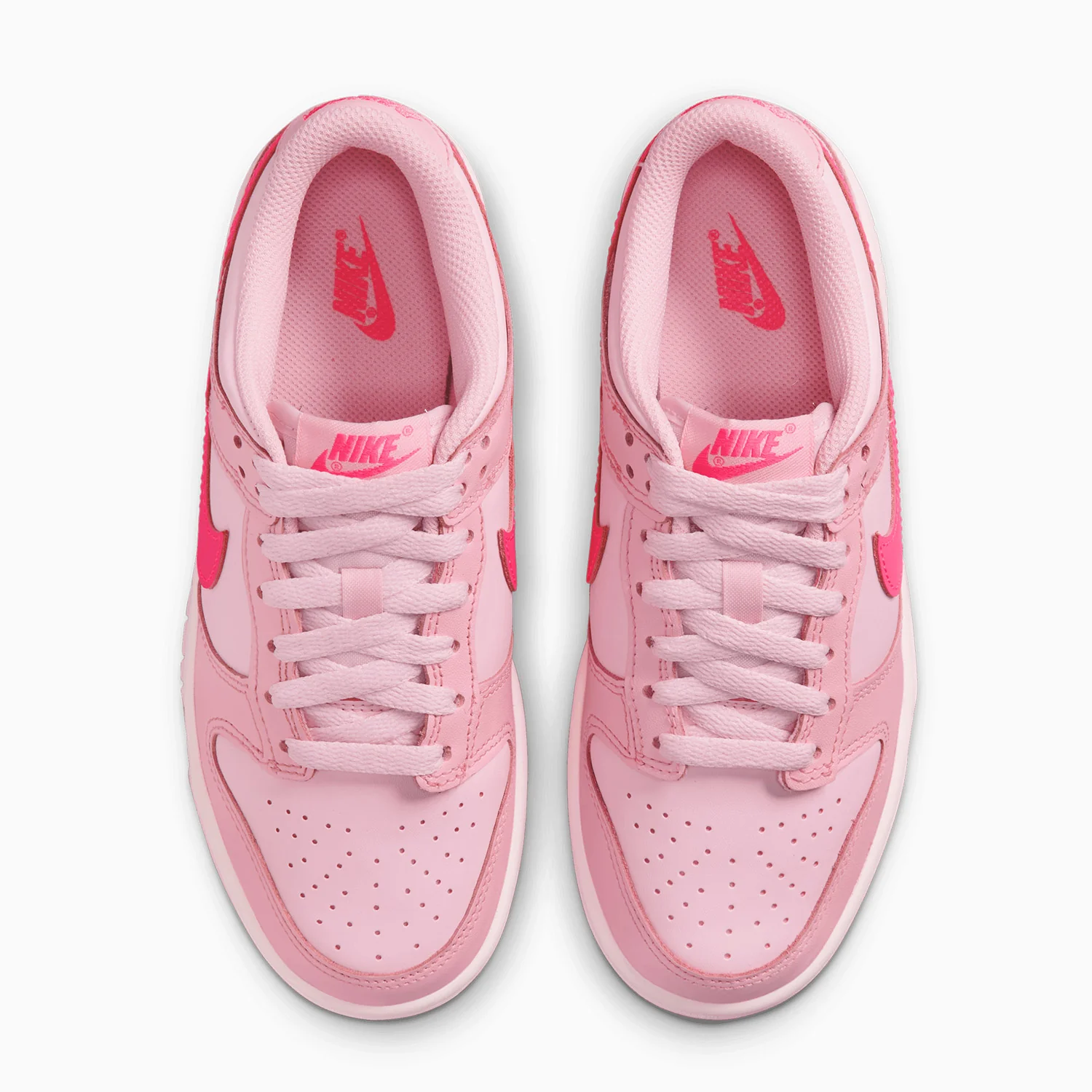 Kid's Dunk Low "Triple Pink" Grade School - Image 5