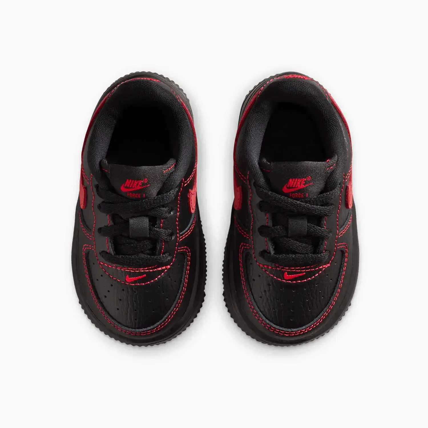 Kid's Force 1 Low LV8 3 "Bred" Toddlers - Image 5