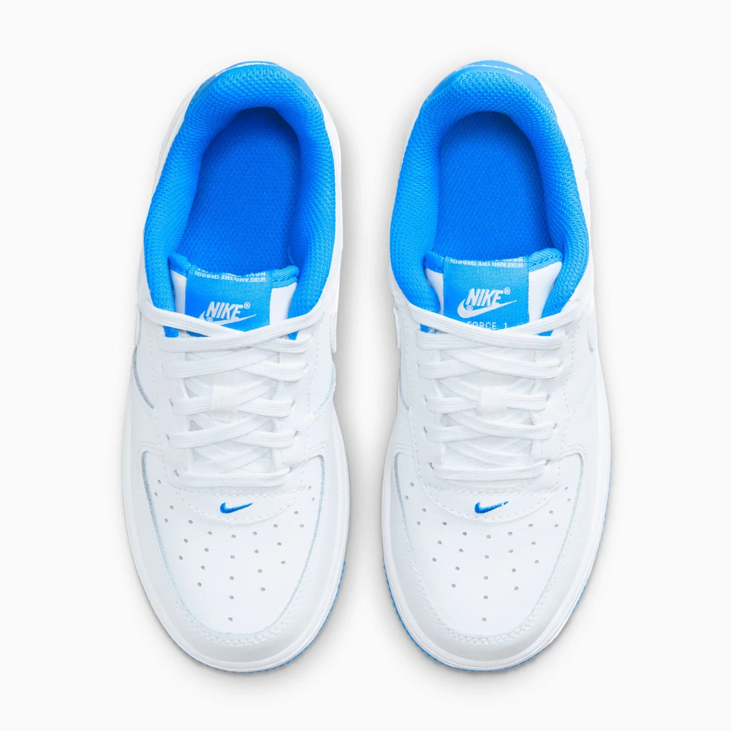 Kid's Nike Force 1 ESS "White Light Photo Blue" Pre School - Image 6