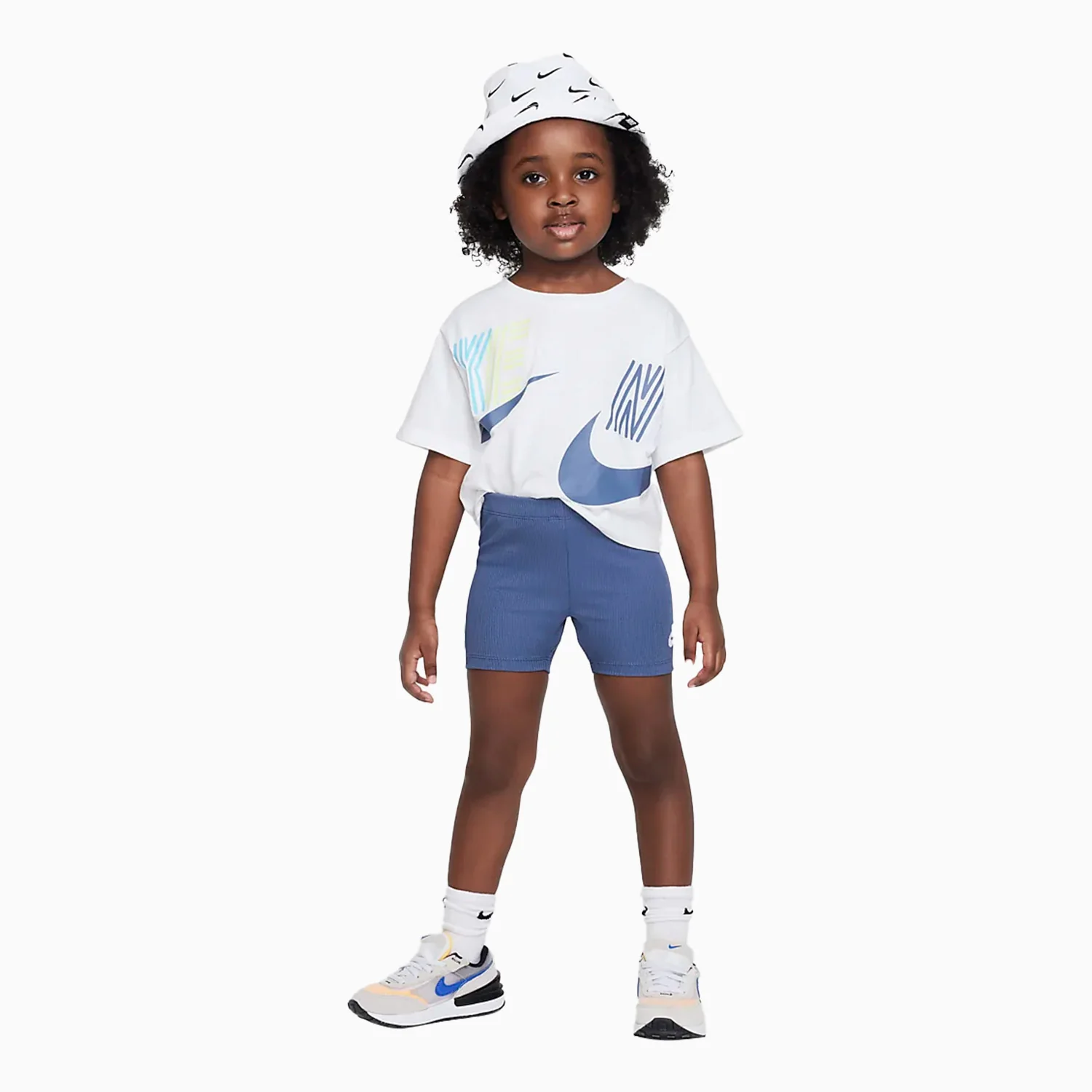 Kid's Let's Roll Boxy Tee and Shorts Outfit