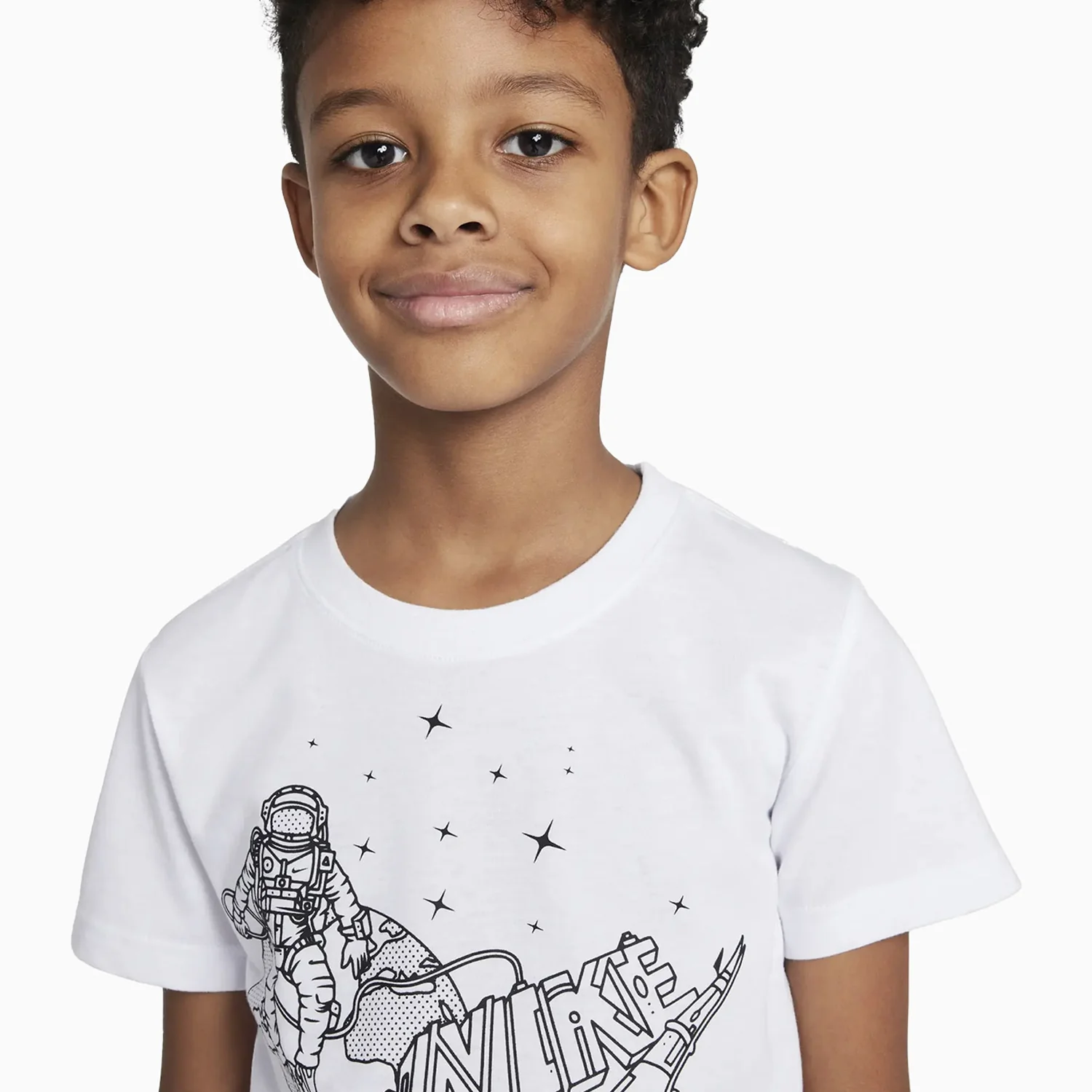 Kid's Satelite Graphics Short Sleeve T-Shirt - Image 2