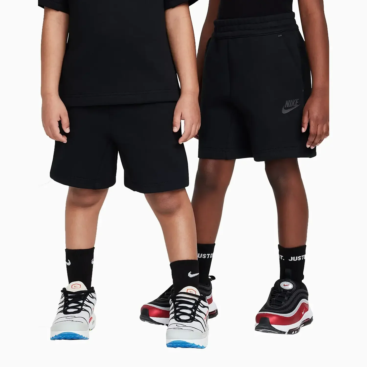 Kid's Sportswear Tech Fleece 2-Piece Knit Shorts Set - Image 4