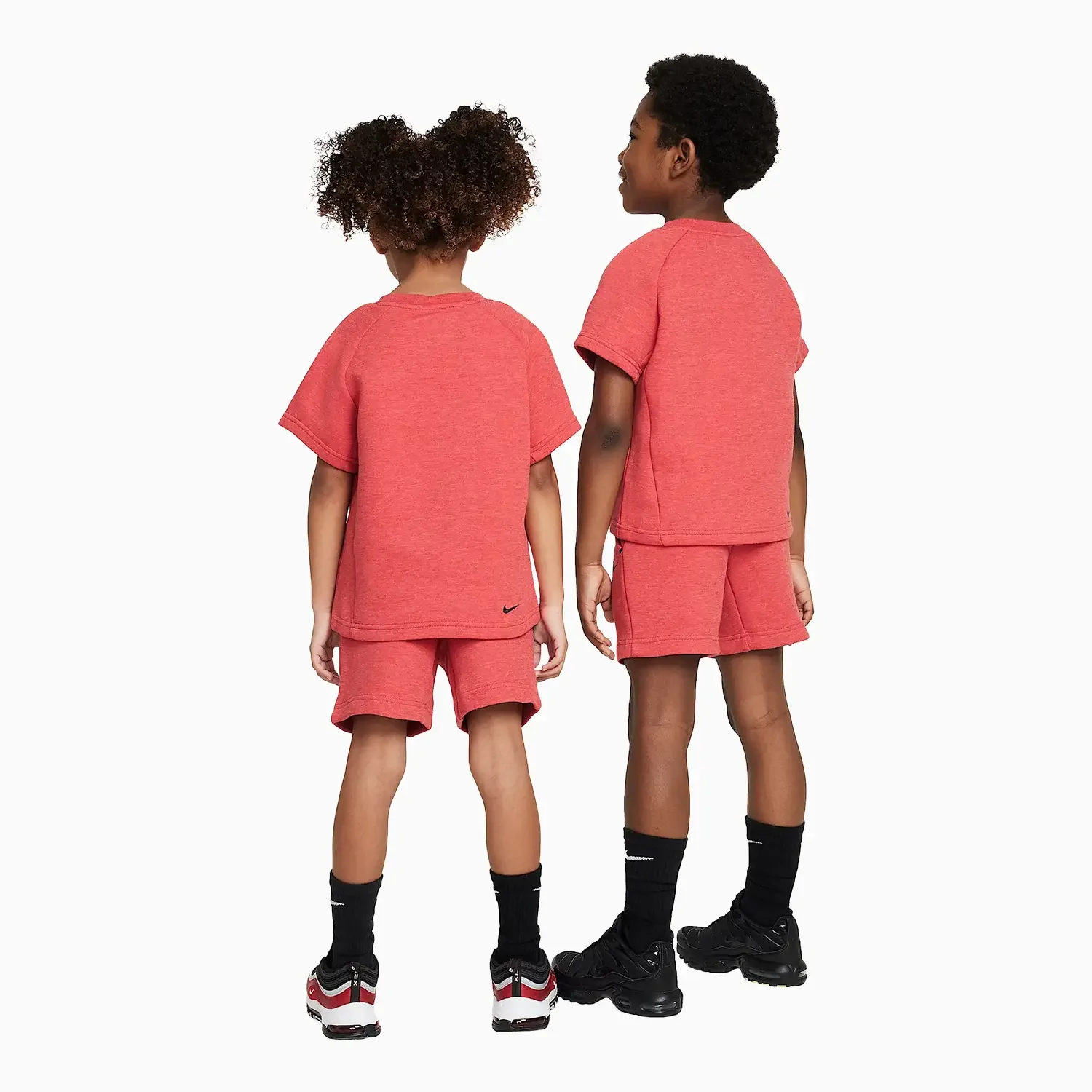 Kid's Sportswear Tech Fleece 2-Piece Knit Shorts Set - Image 2