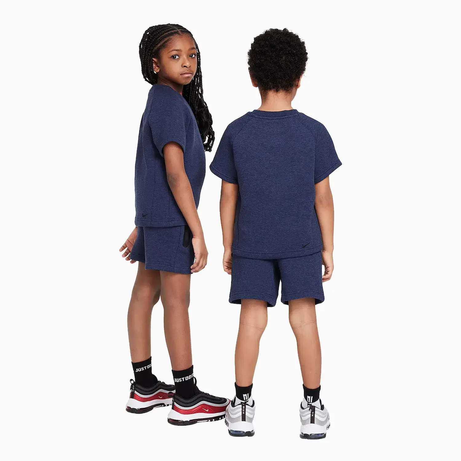 Kid's Sportswear Tech Fleece 2-Piece Knit Shorts Set - Image 2