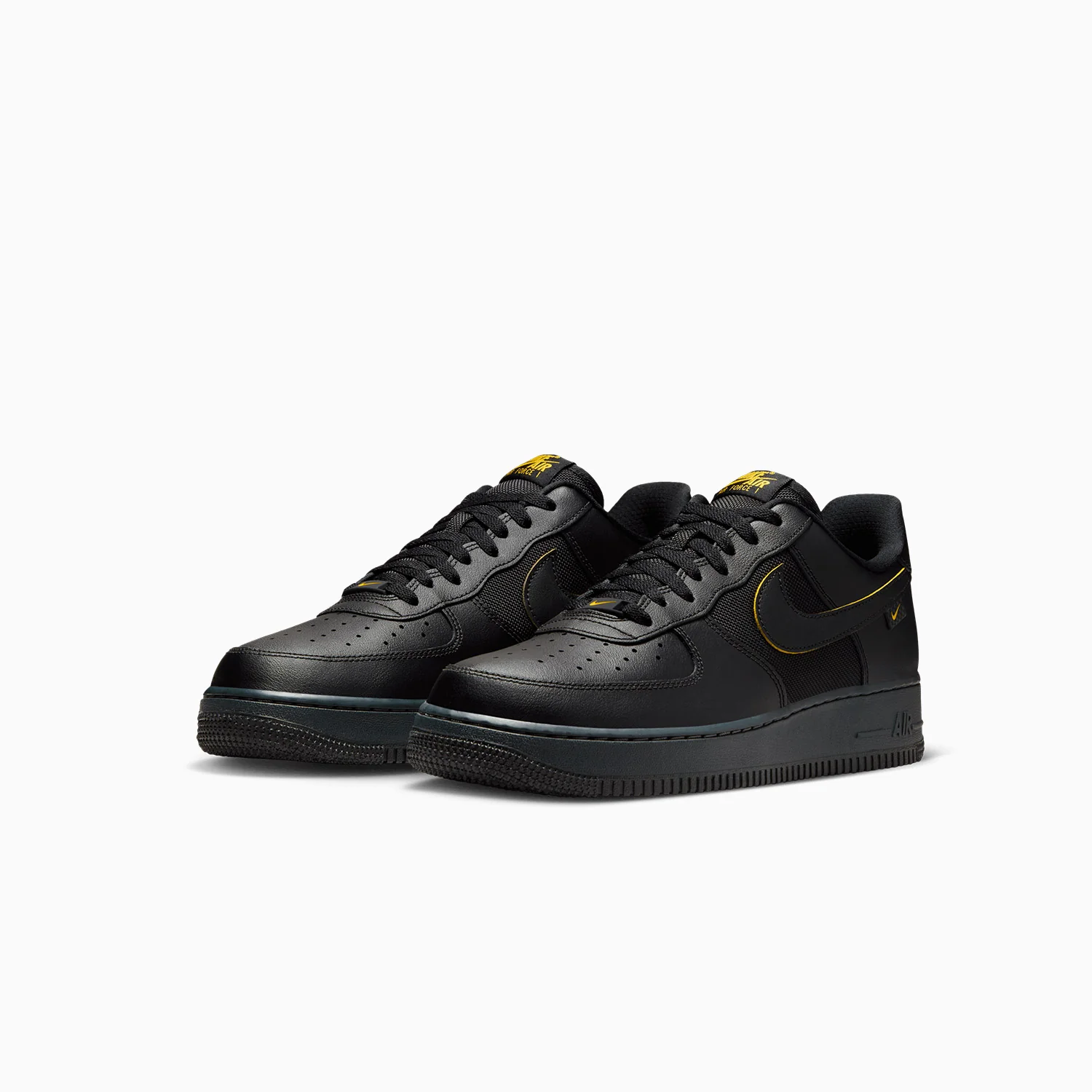 Men's Air Force 1 `07 "Black University Gold" - Image 2