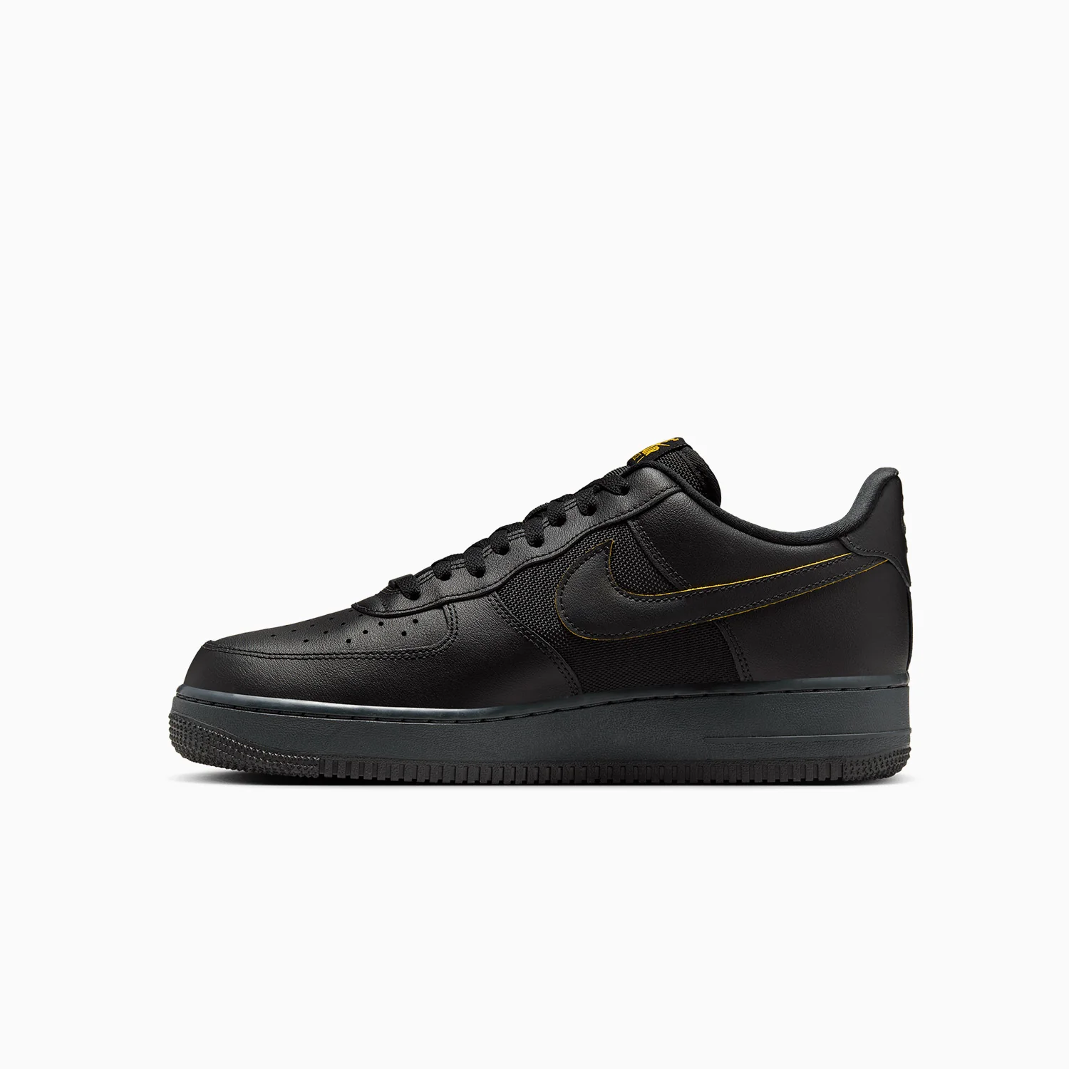 Men's Air Force 1 `07 "Black University Gold" - Image 4