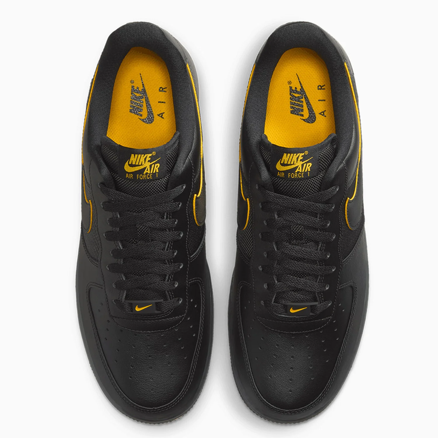 Men's Air Force 1 `07 "Black University Gold" - Image 5