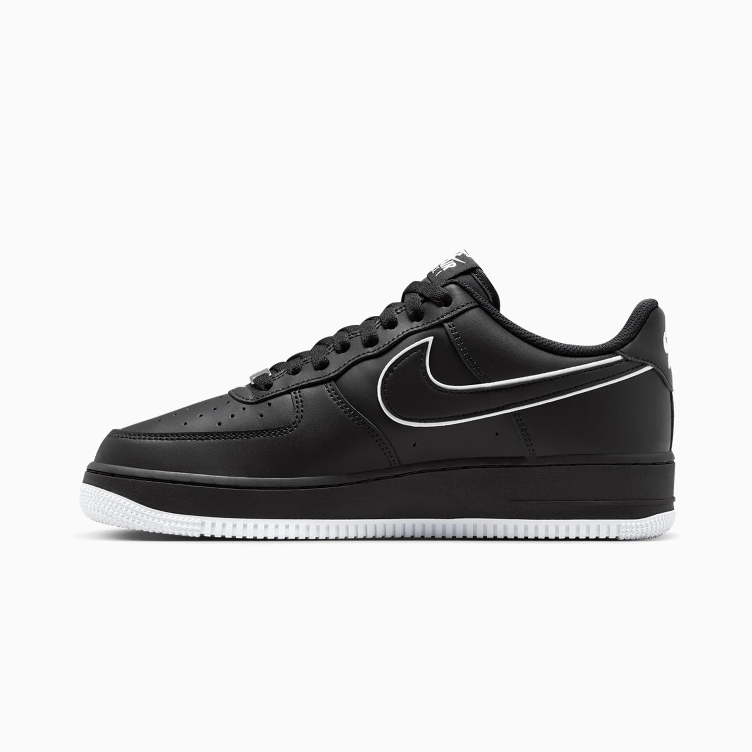 Men's Air Force 1 `07 "Black White" - Image 4