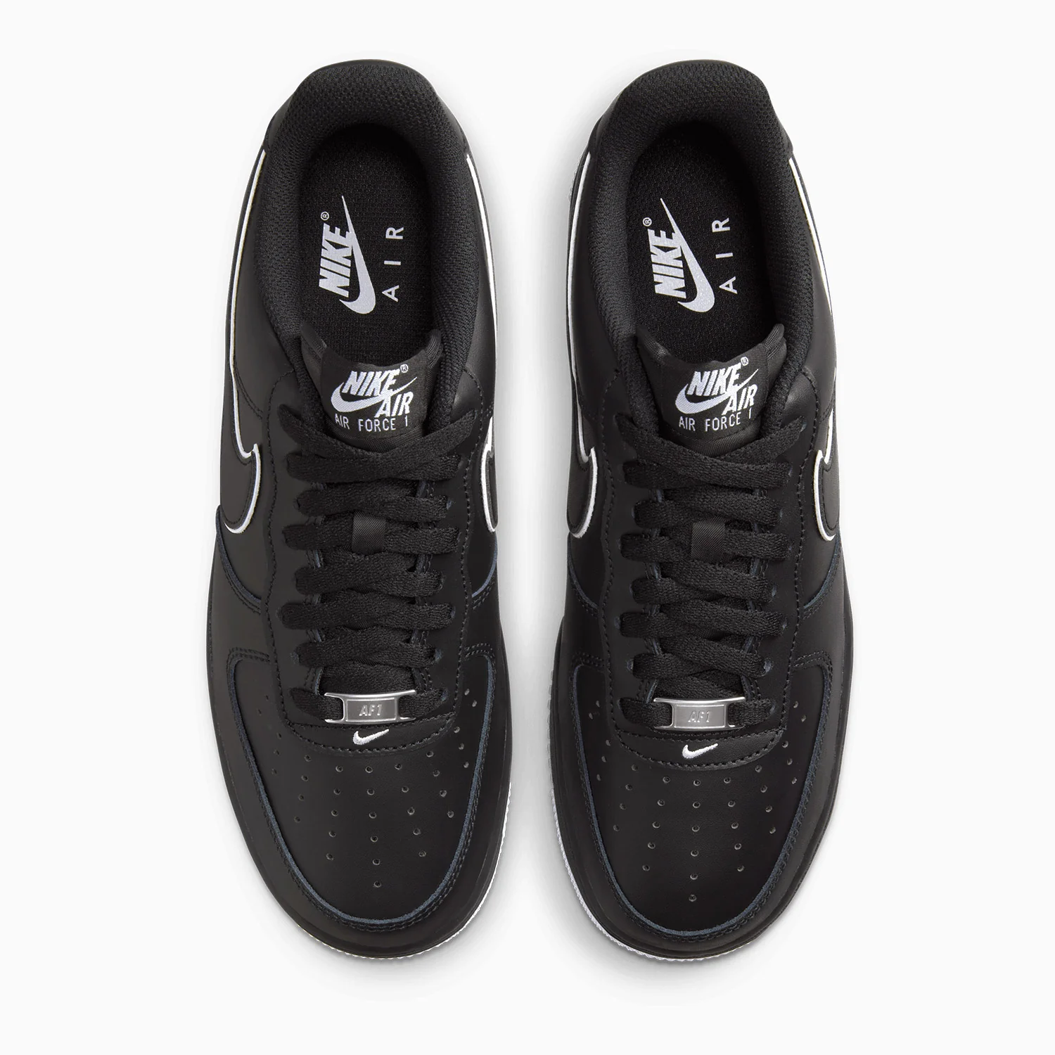 Men's Air Force 1 `07 "Black White" - Image 5