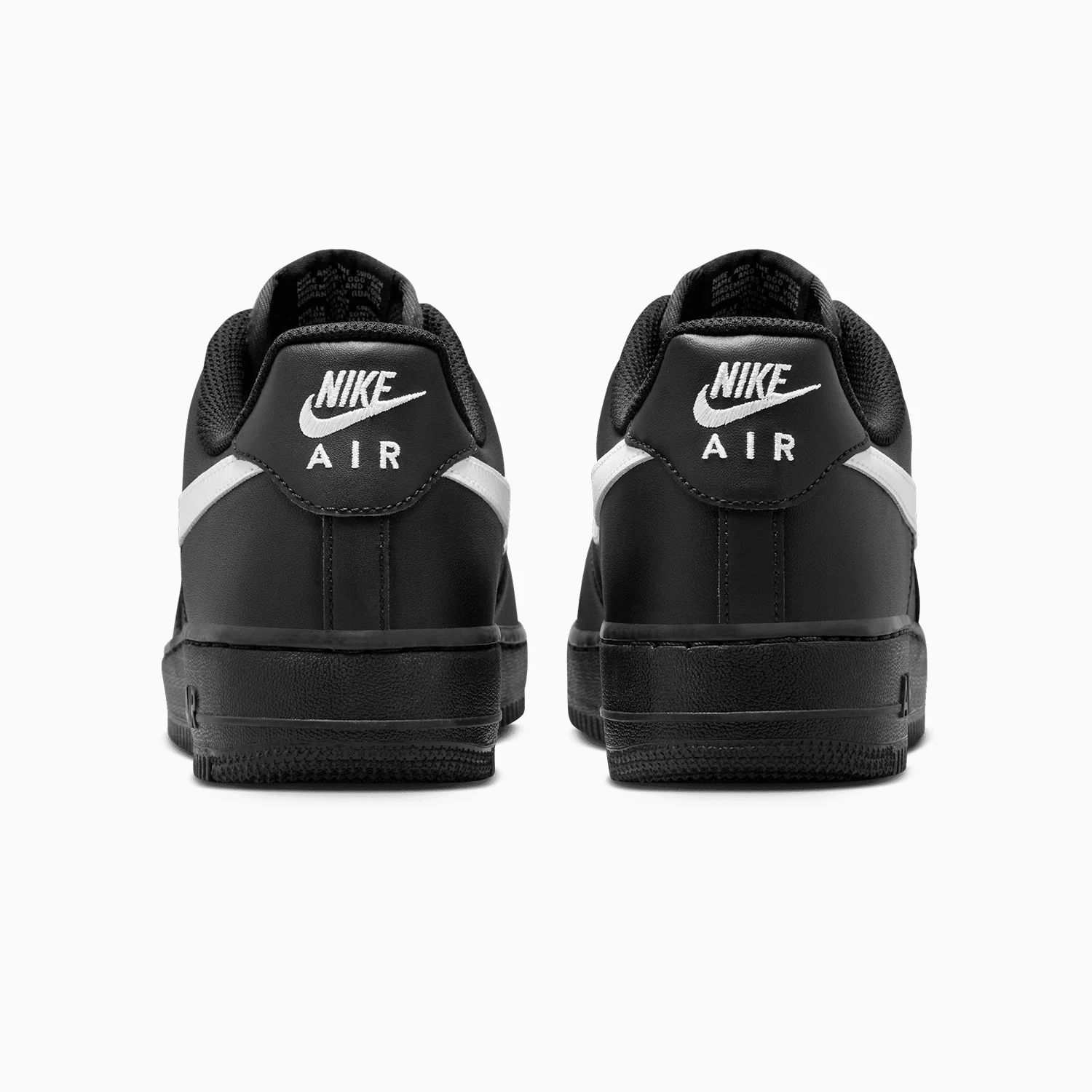 Men's Air Force 1 `07 "Black White" - Image 6