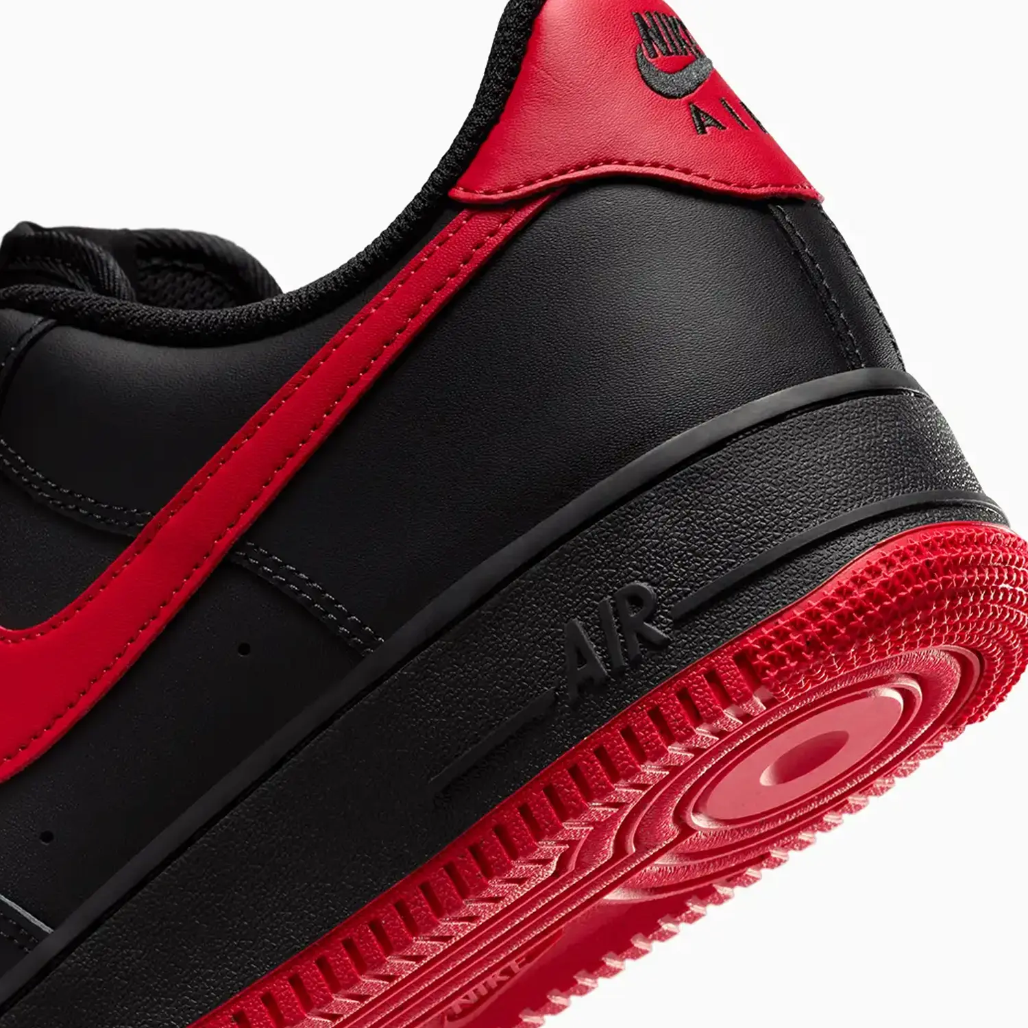 Men's Air Force 1 `07 "Bred" - Image 8