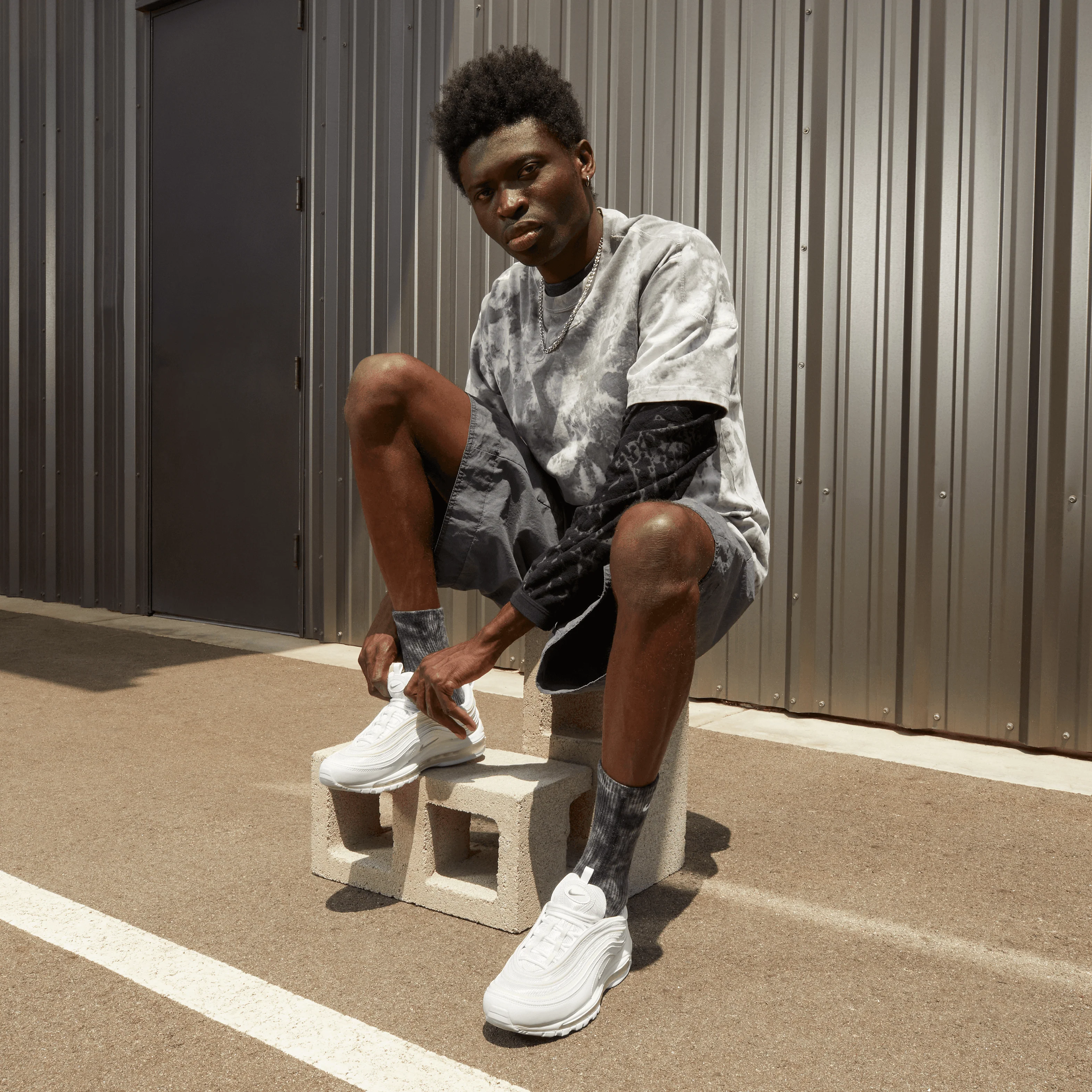 Men's Air Max 97 "Triple White" - Image 3