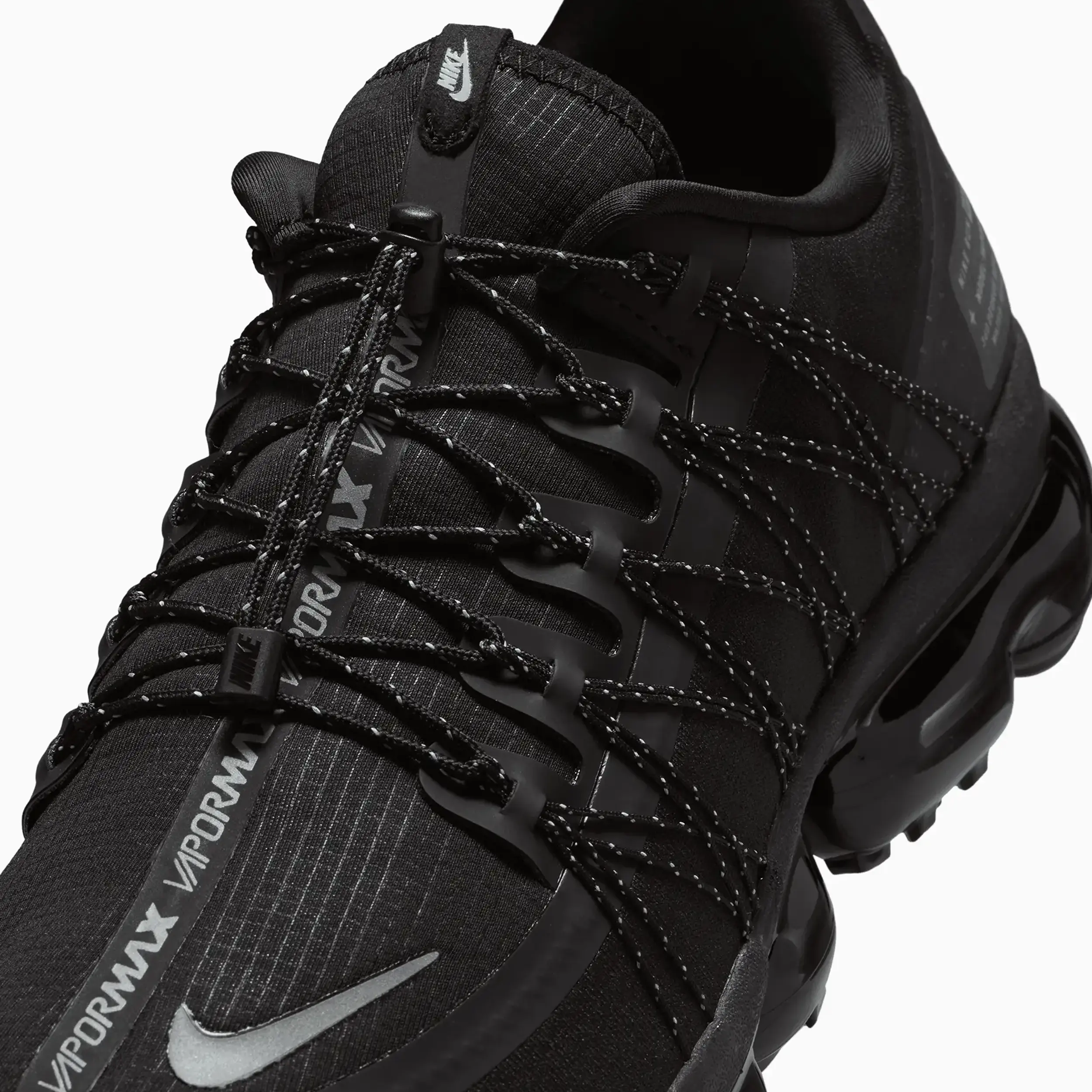 Men's Air Vapormax Run Utility "Black Reflect Silver" - Image 8