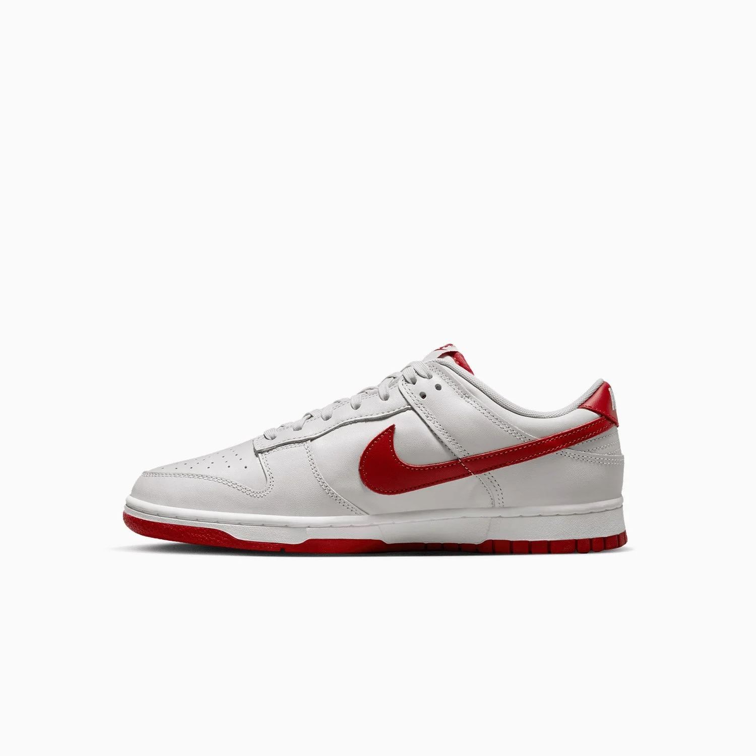 Men's Nike Dunk Low "Vast Grey Varsity Red" - Image 3