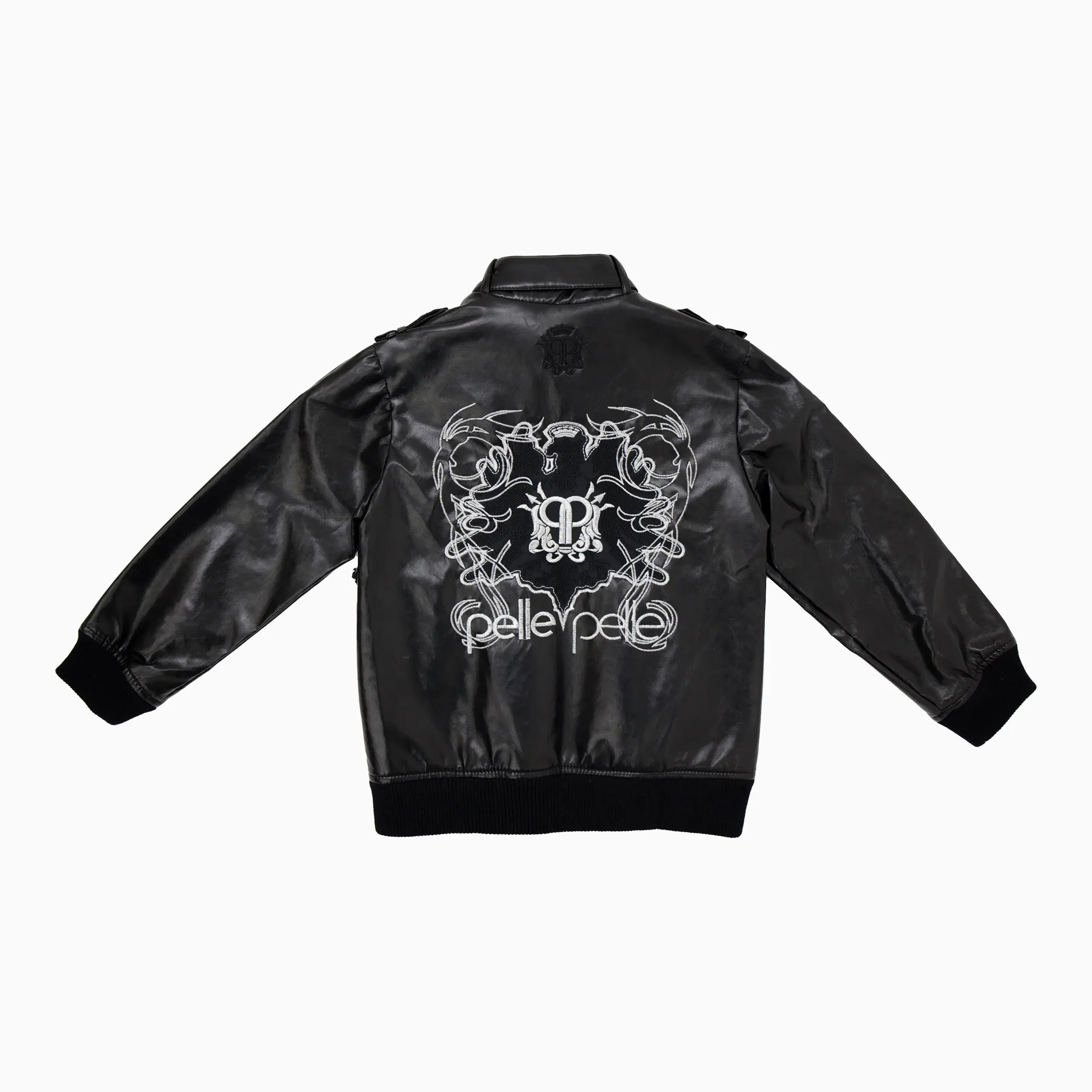 Kid's Multi Pocket Leather Jacket - Image 2