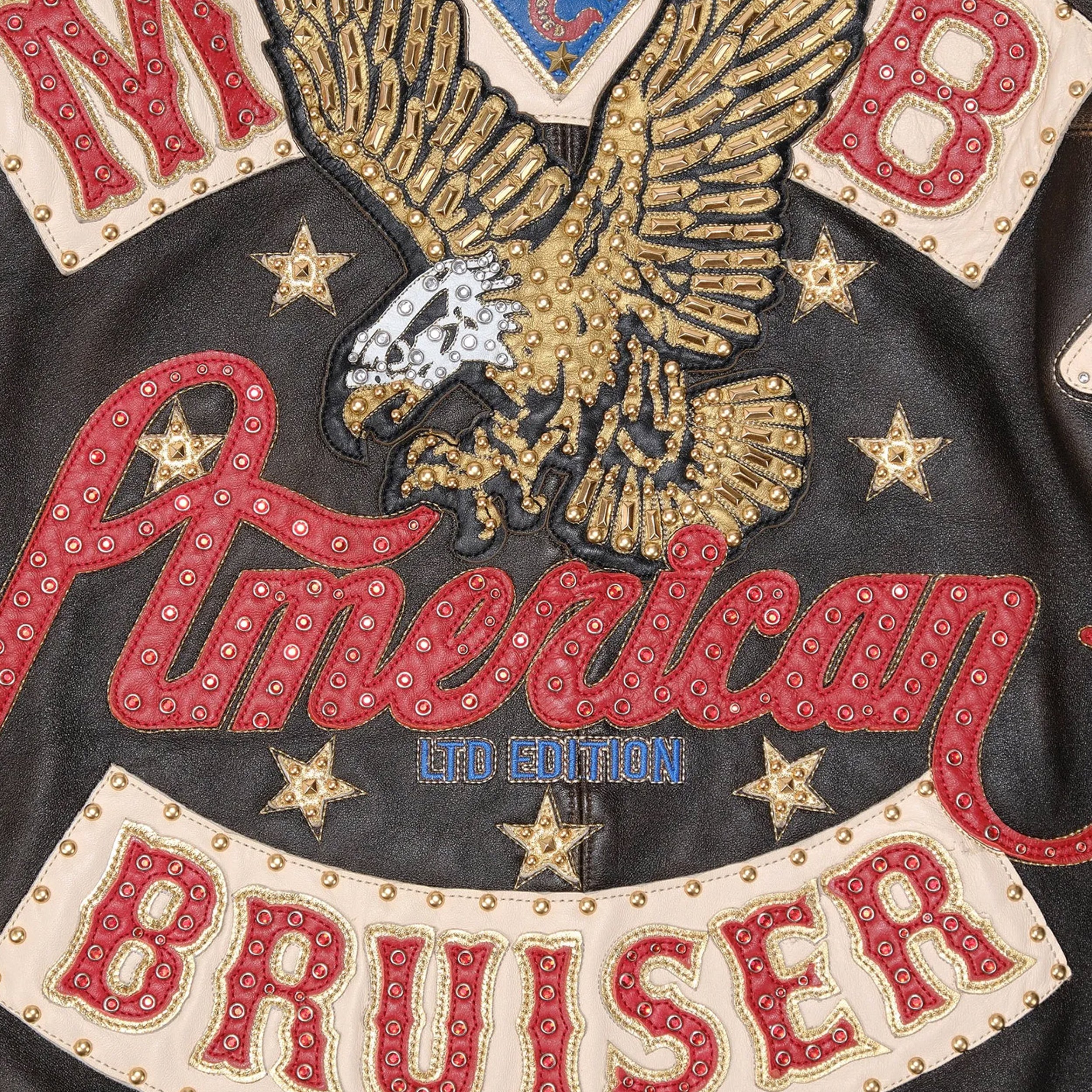 Men's American Bruiser Plush Leather Jacket - Image 4