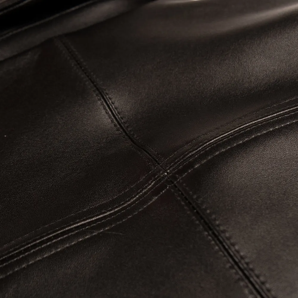 Men's Corded Pelle Leather Jacket - Image 6
