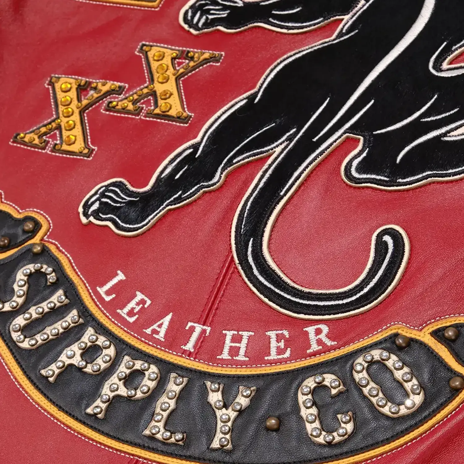 Men's Panther Leather Jacket - Image 5