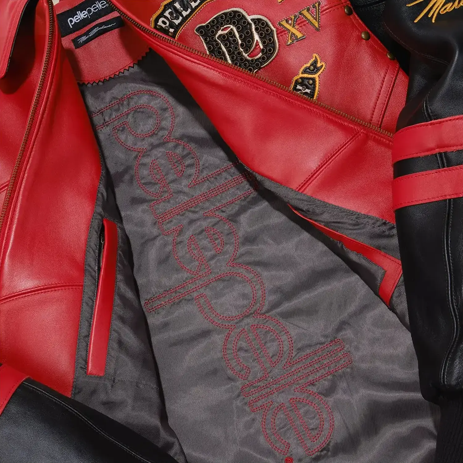 Men's Panther Leather Jacket - Image 8