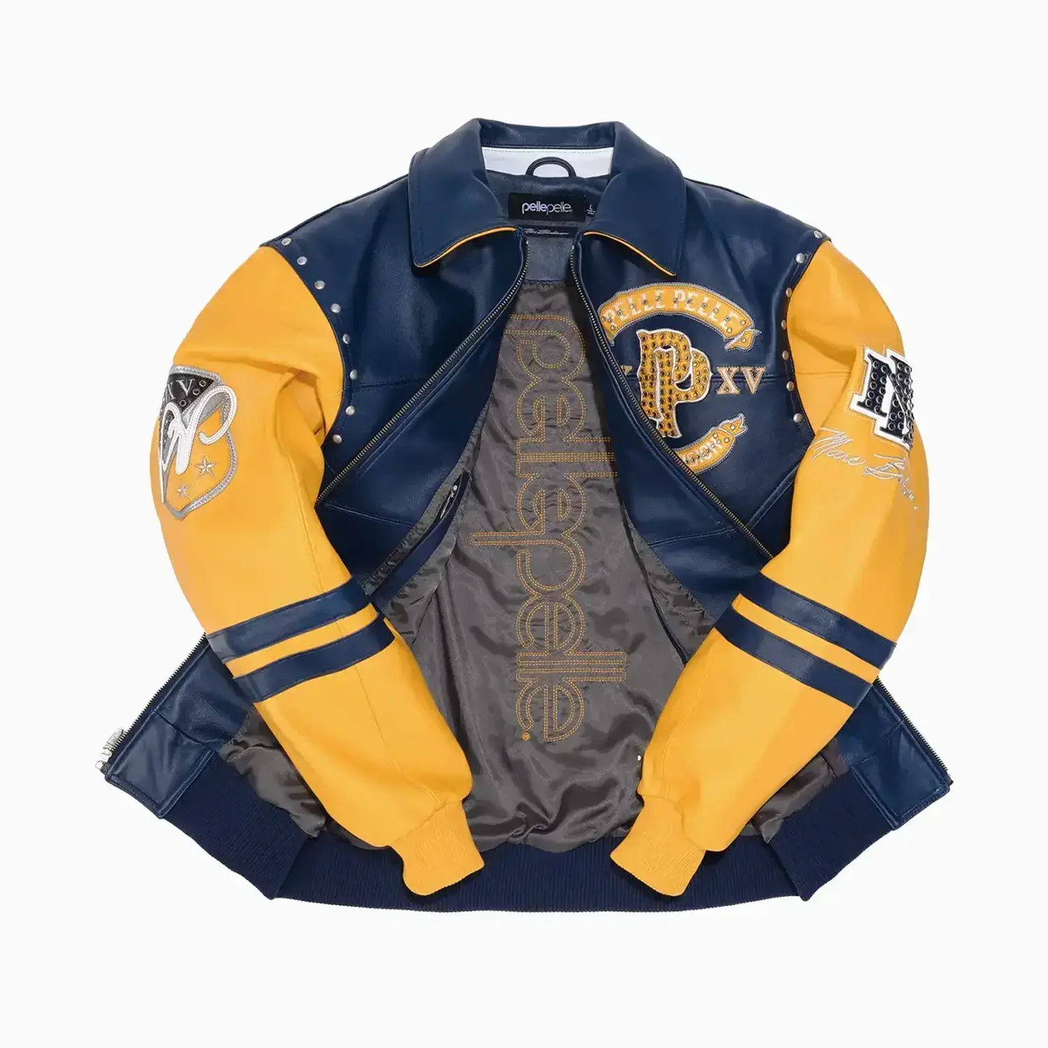 Men's Panther Leather Jacket - Image 3