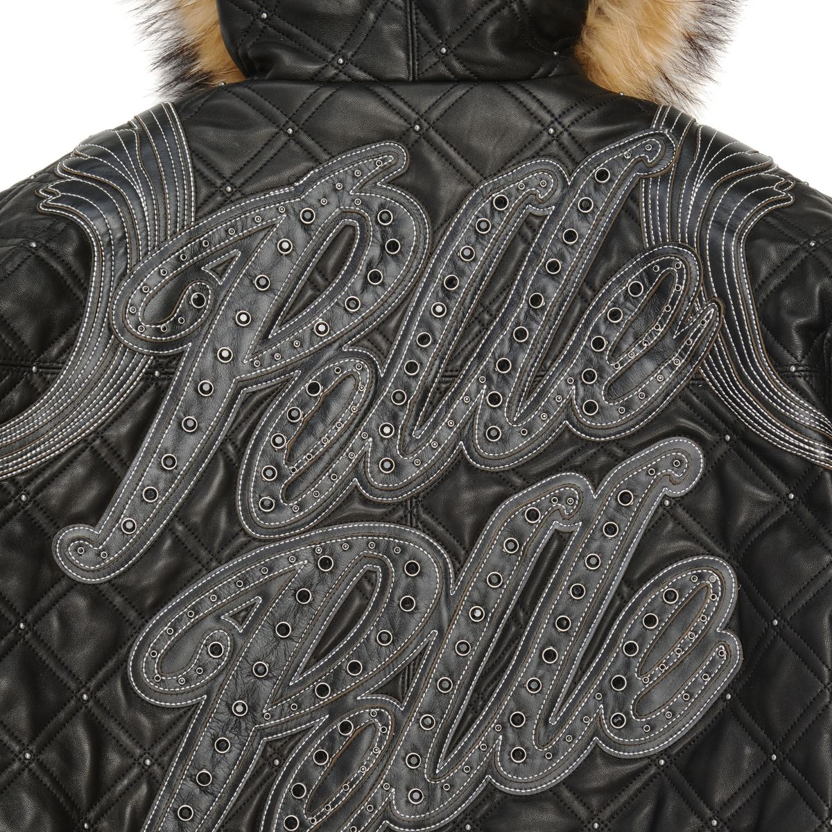 Men's Royale Hooded Leather Jacket - Image 8