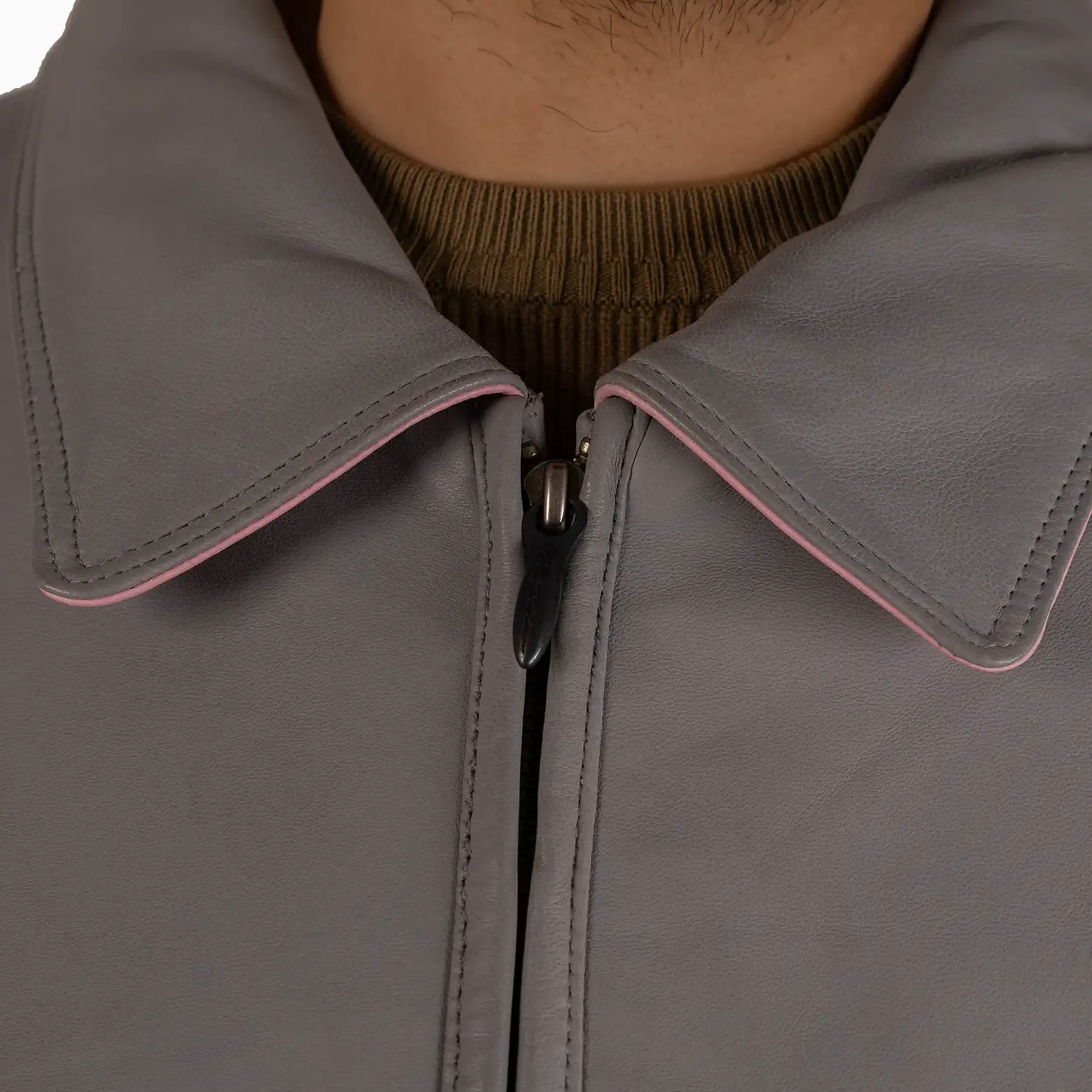 Men's Soda Club Leather Jacket - Image 4