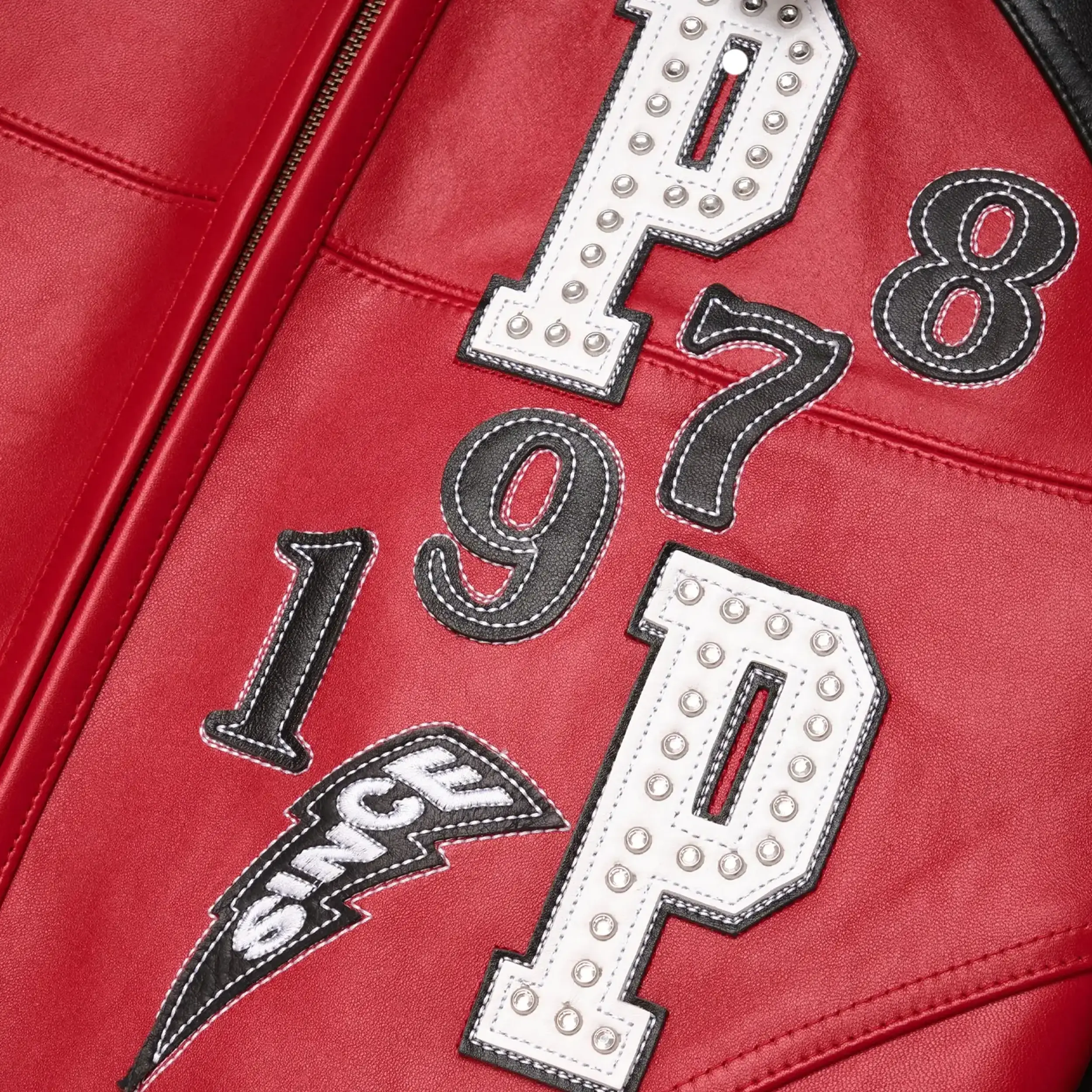 Men's Soda Club Tiger Leather Jacket - Image 4