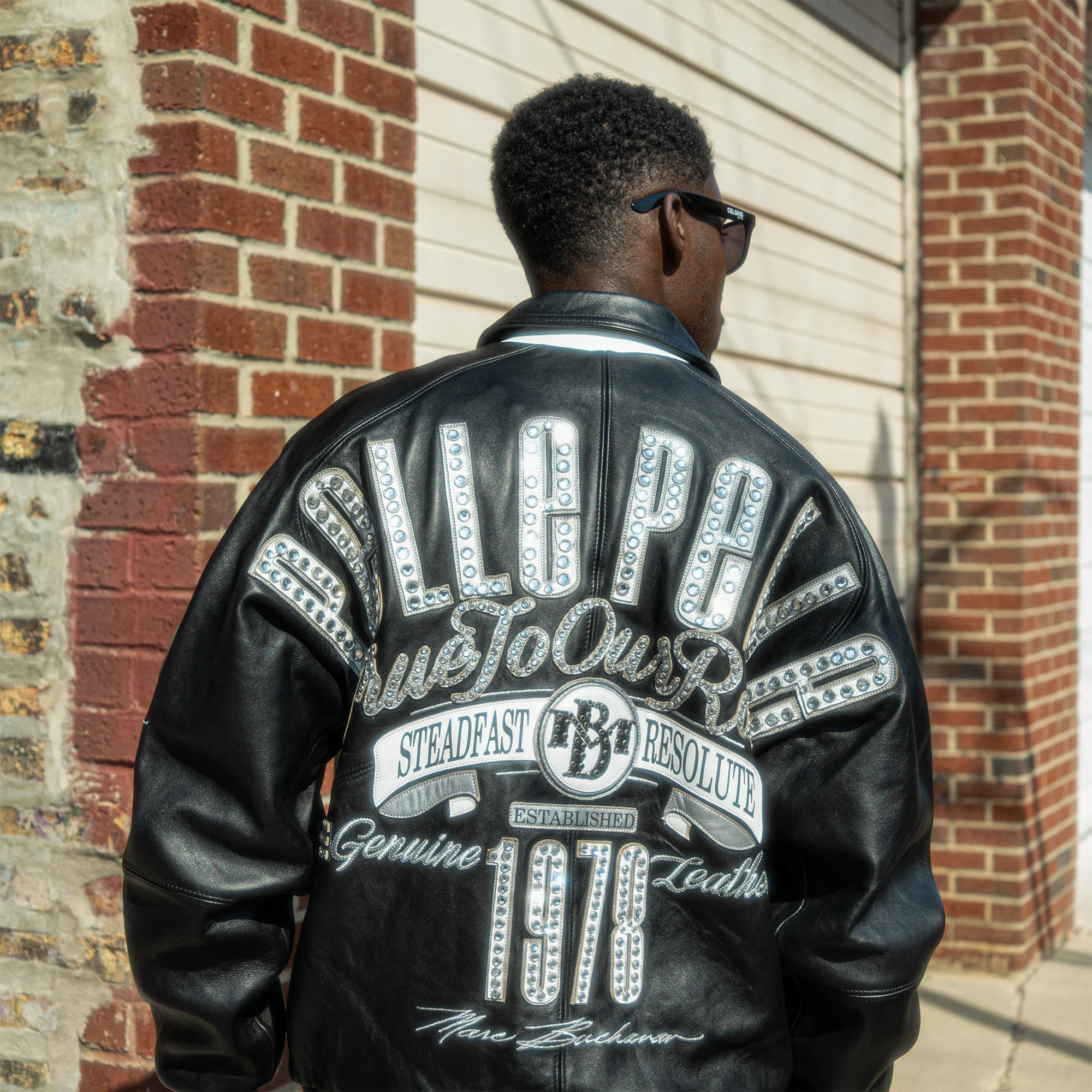 Men's True To Our Roots Leather Jacket - Image 2