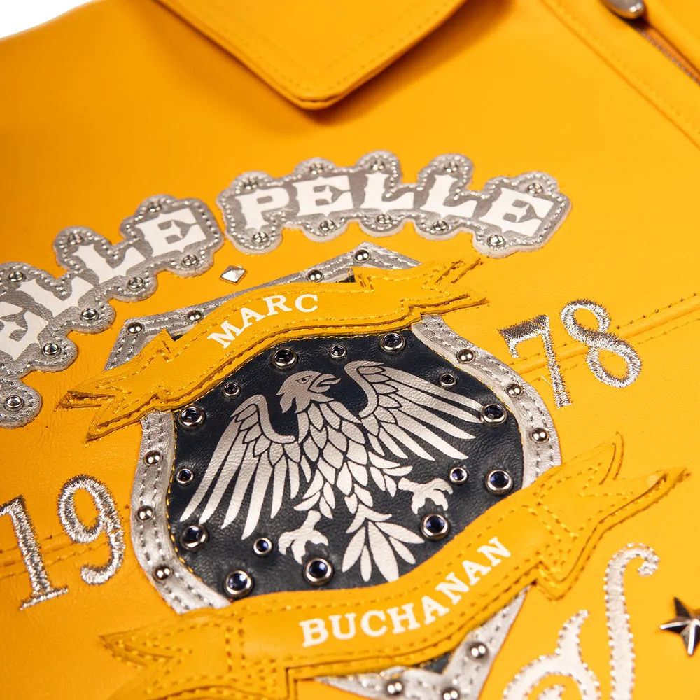 Men's World Famous Pelle Leather Jacket - Image 3