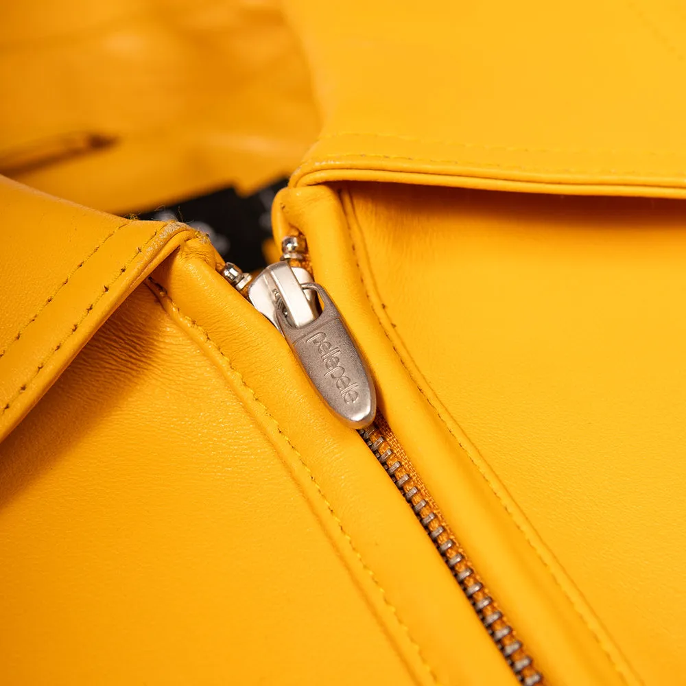 Men's World Famous Pelle Leather Jacket - Image 4