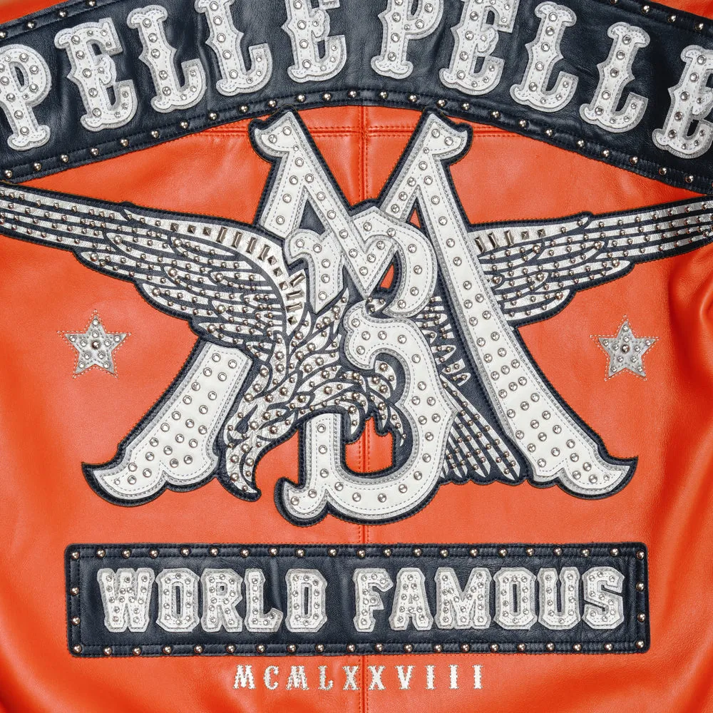 Men's World Famous Pelle Leather Jacket - Image 12