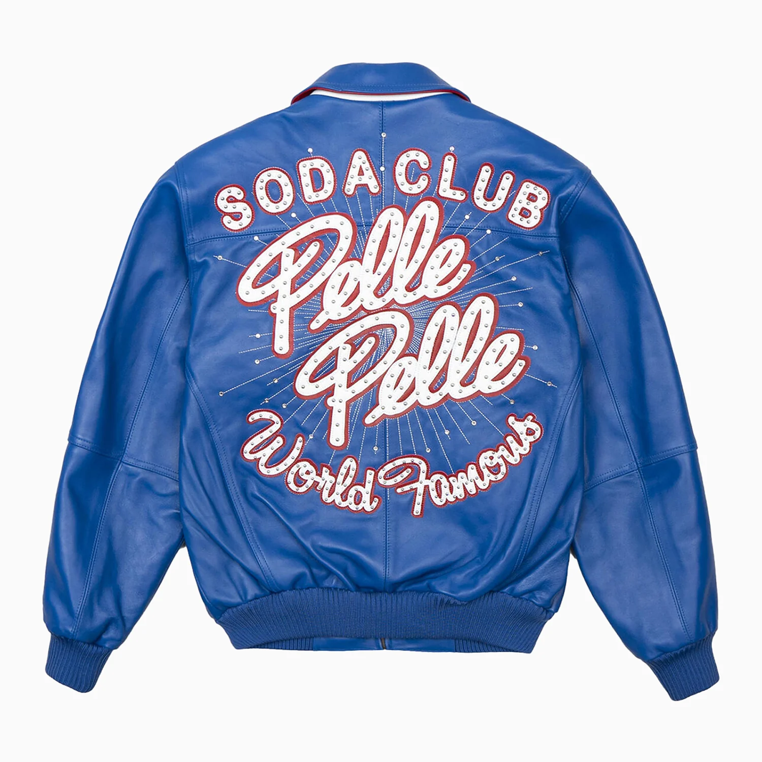 Men's World Famous Soda Club Leather Jacket - Image 2