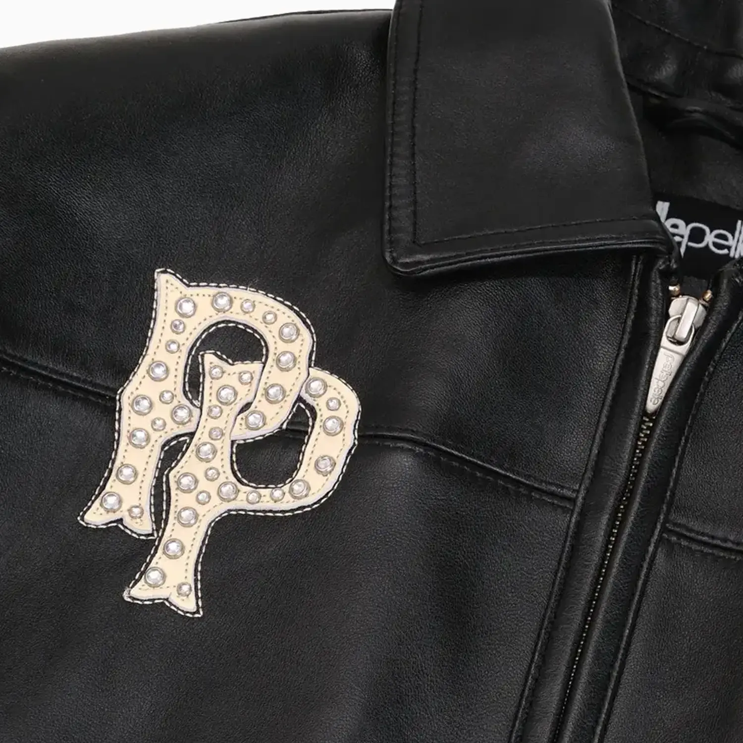 Women's American Bruiser Crop Leather Jacket - Image 5