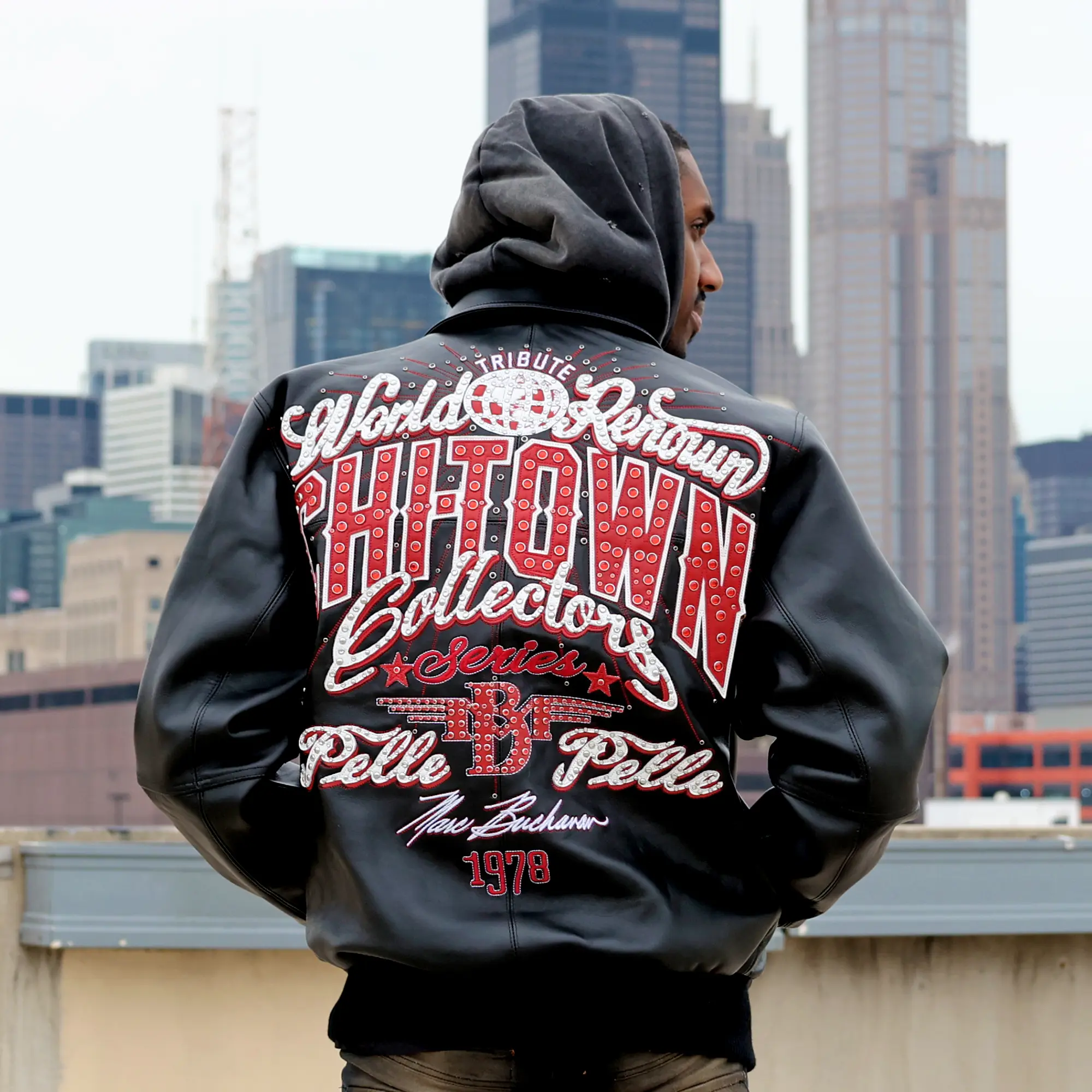 Pelle-Pelle X TB Men's Chi-Town Leather Jacket - Image 2