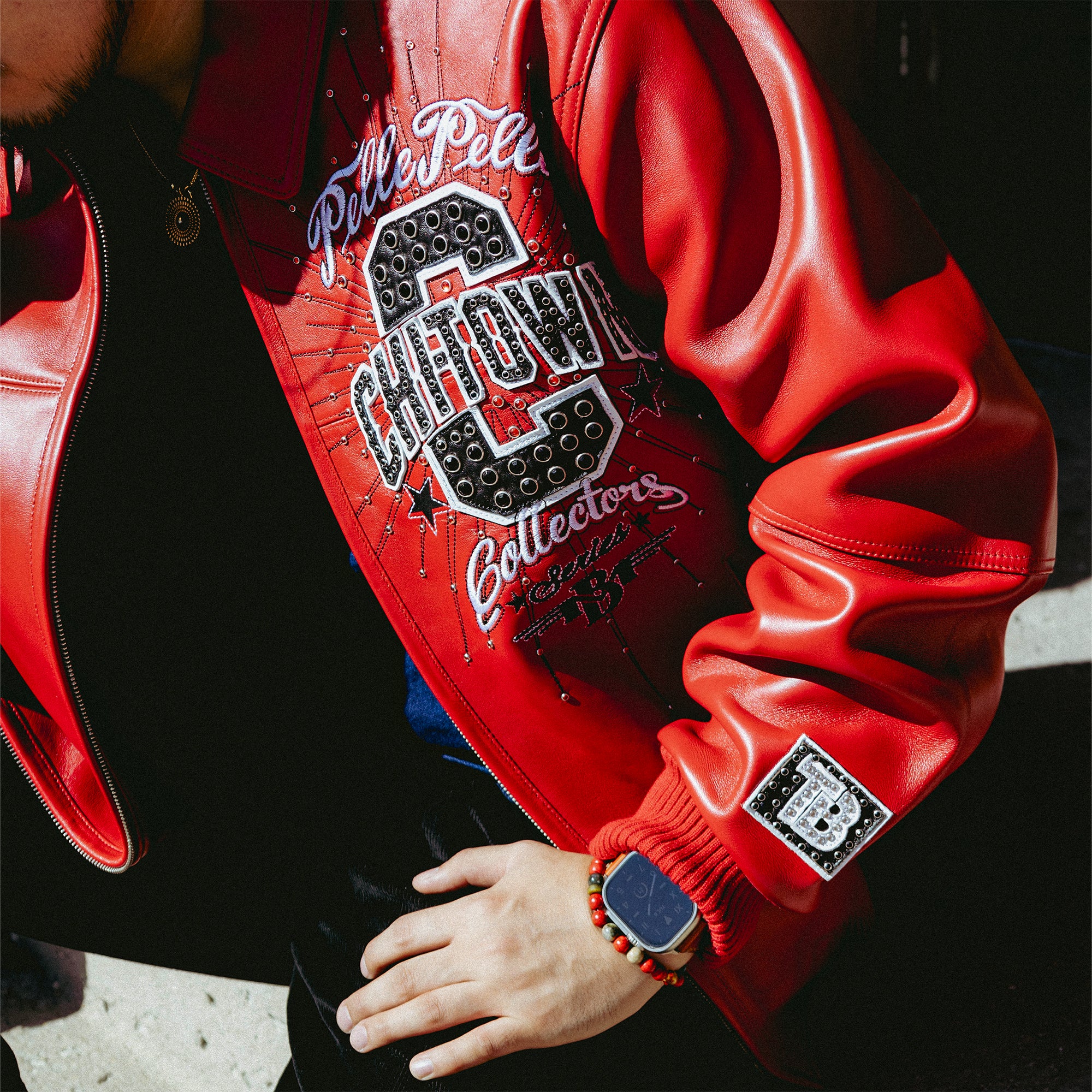 Pelle-Pelle X TB Men's Chi-Town Leather Jacket - Image 7