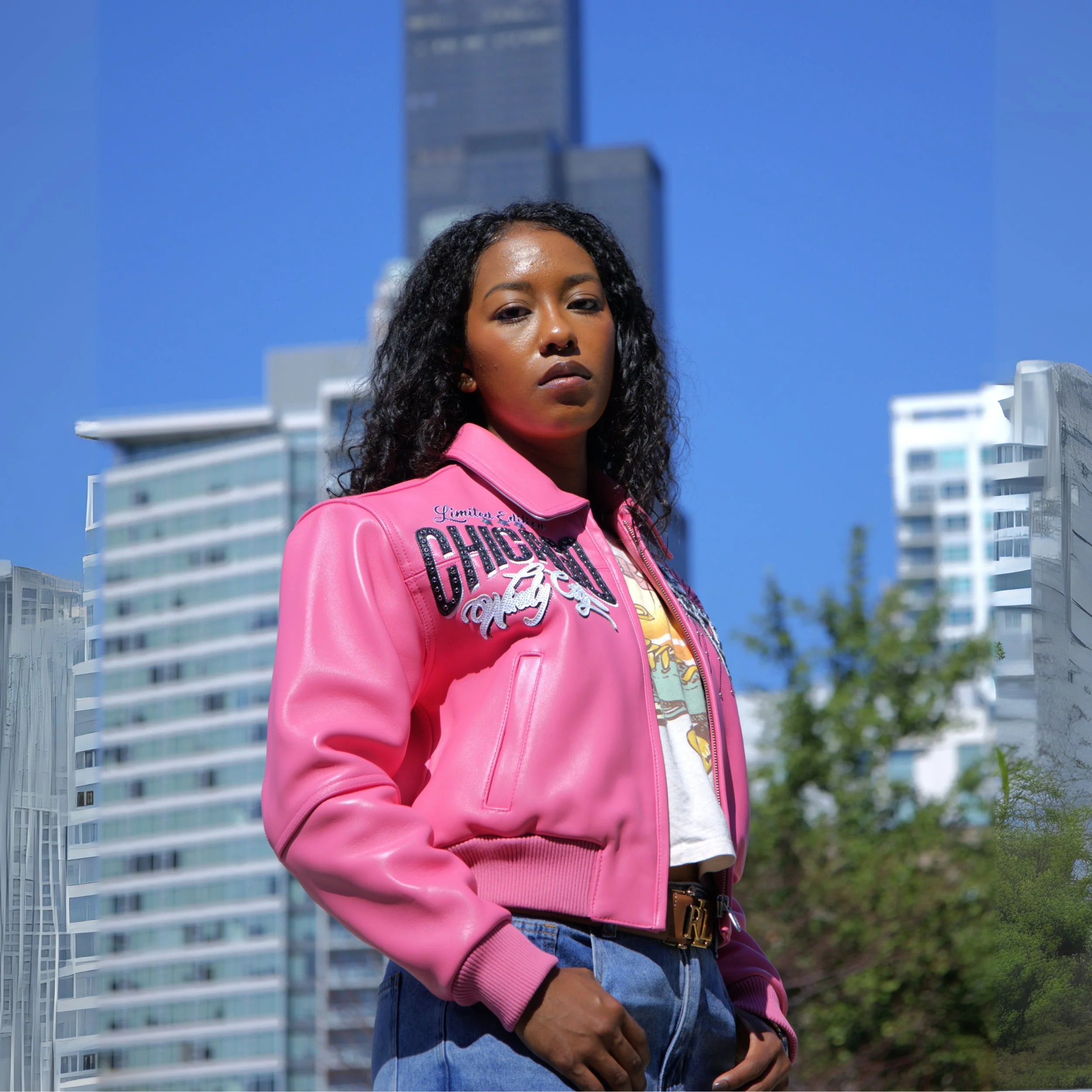 Pelle-Pelle X TB Women's Windy City Leather Jacket